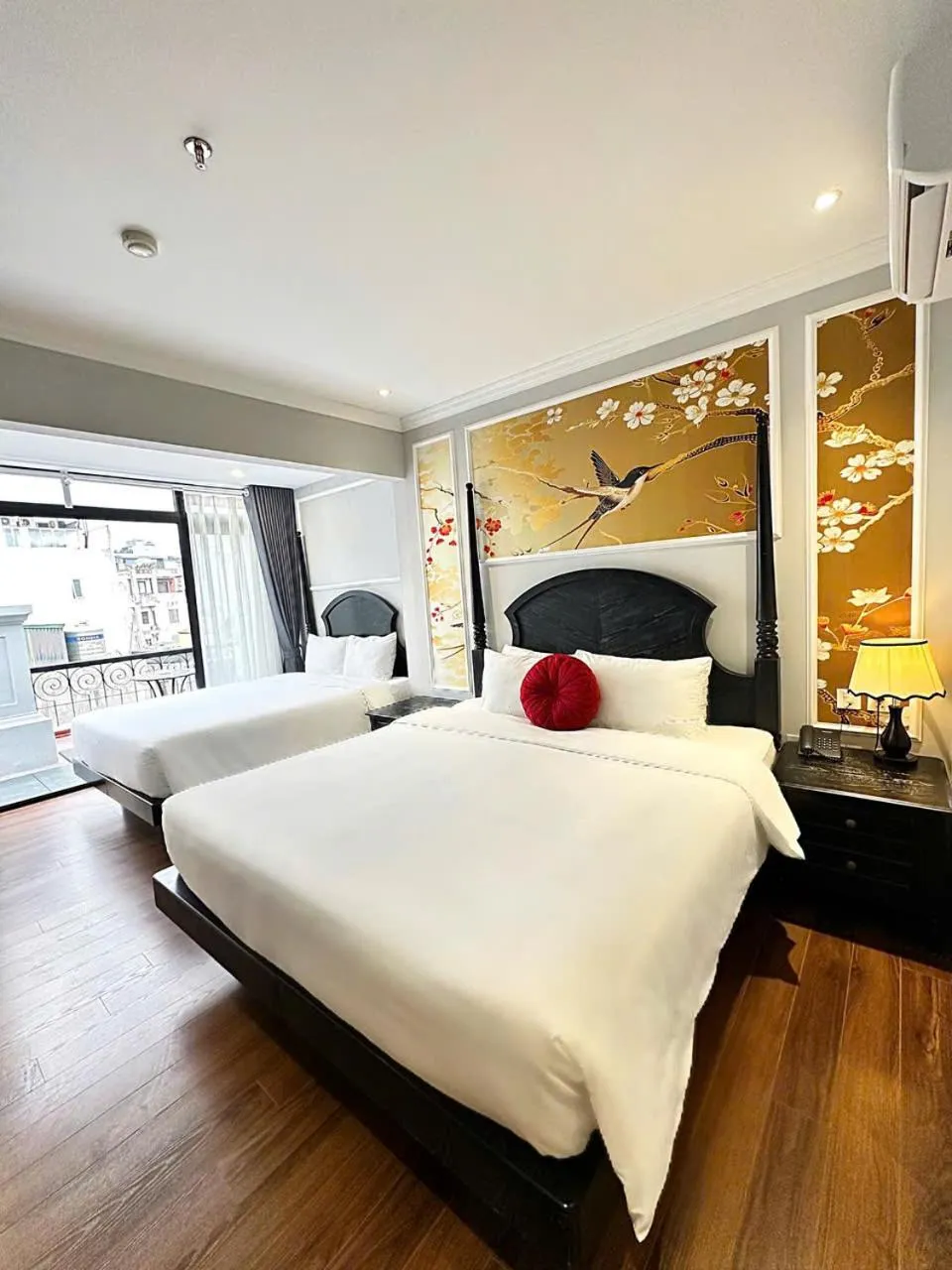 Bed in Amara Hanoi Hotel and Spa