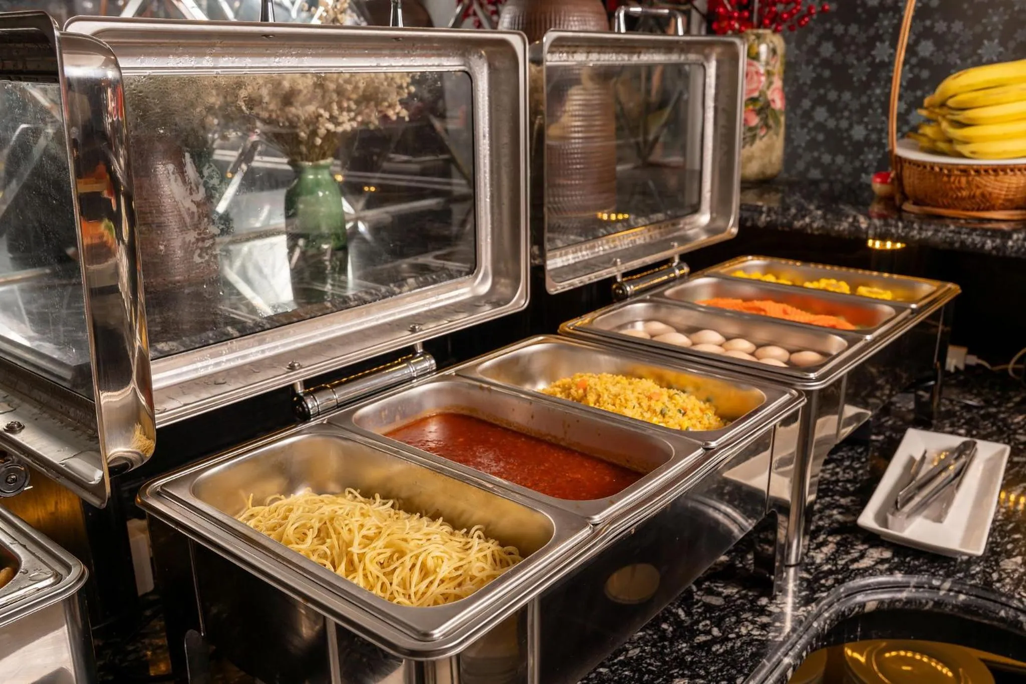 Buffet breakfast in Amara Hanoi Hotel and Spa