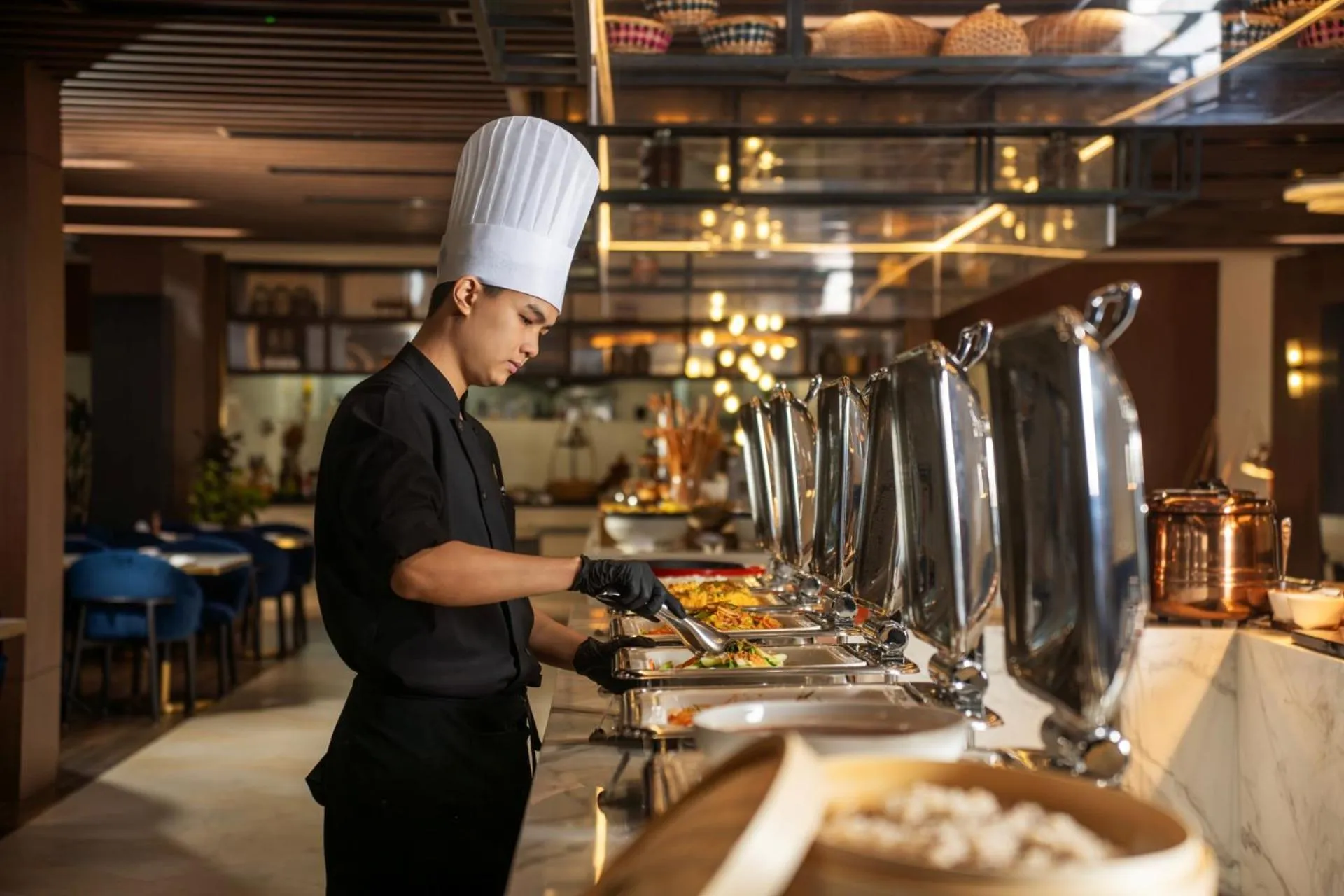 Buffet breakfast in Hoi An Royal Beachfront Villas