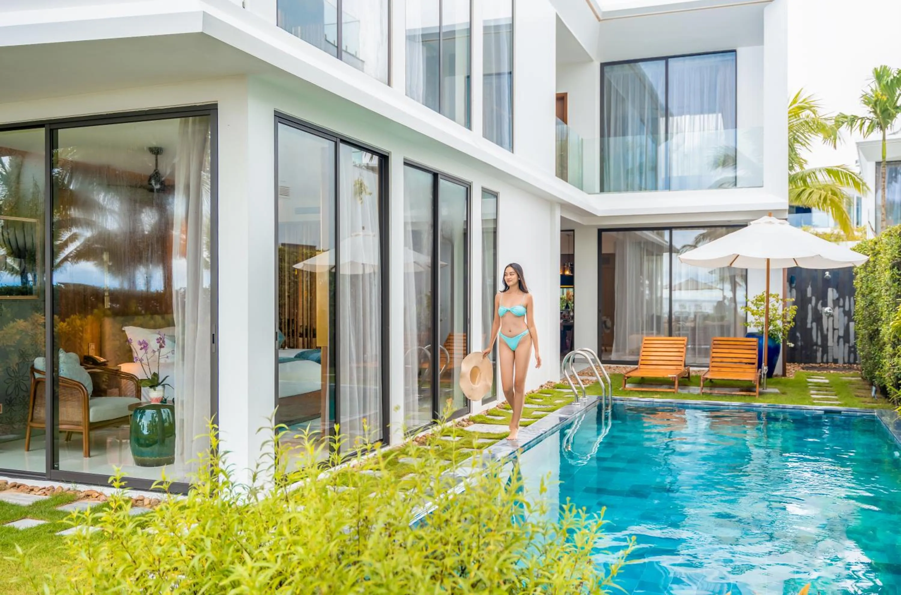 Swimming pool in Hoi An Royal Beachfront Villas