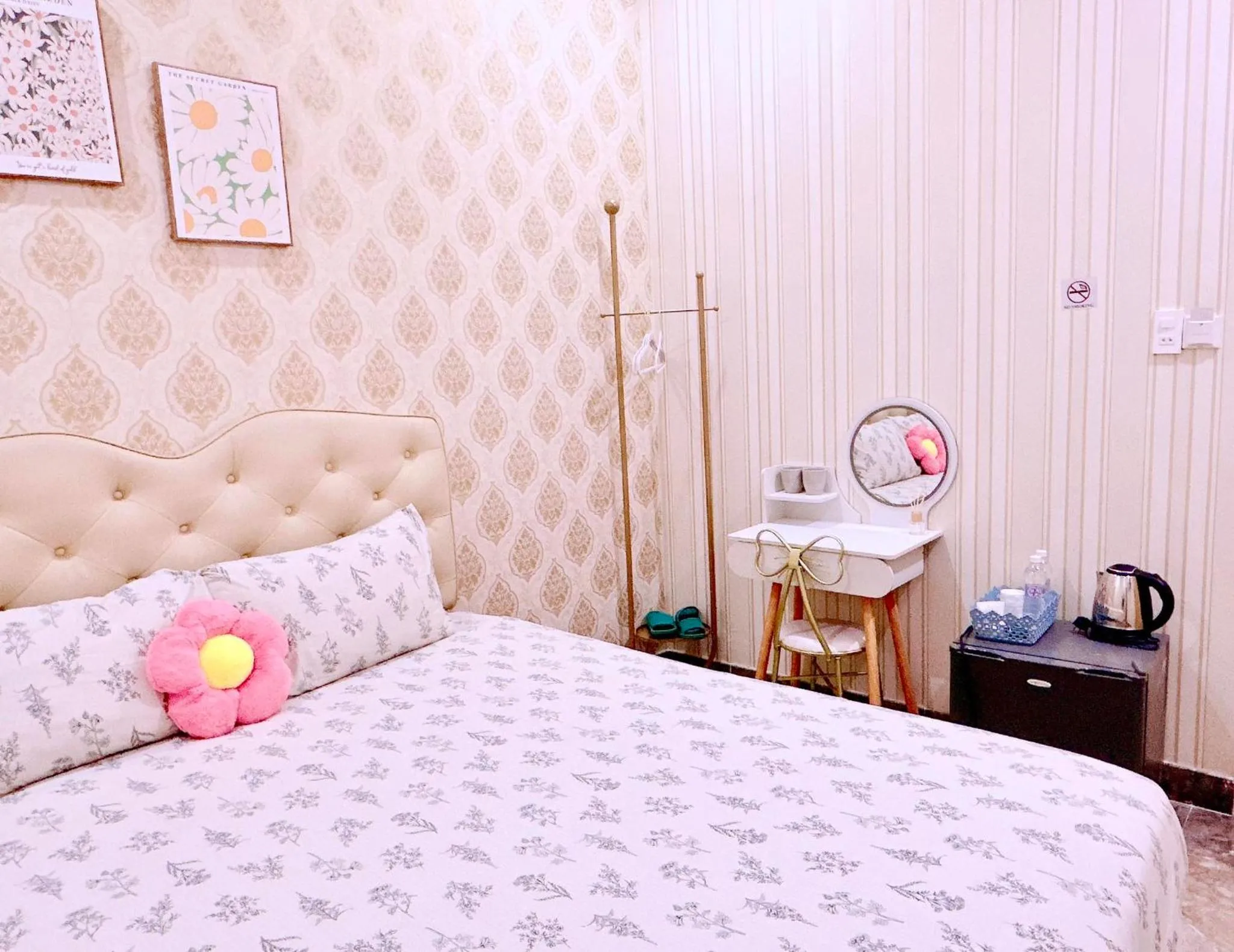 Bed in Xing City Hotel Dalat