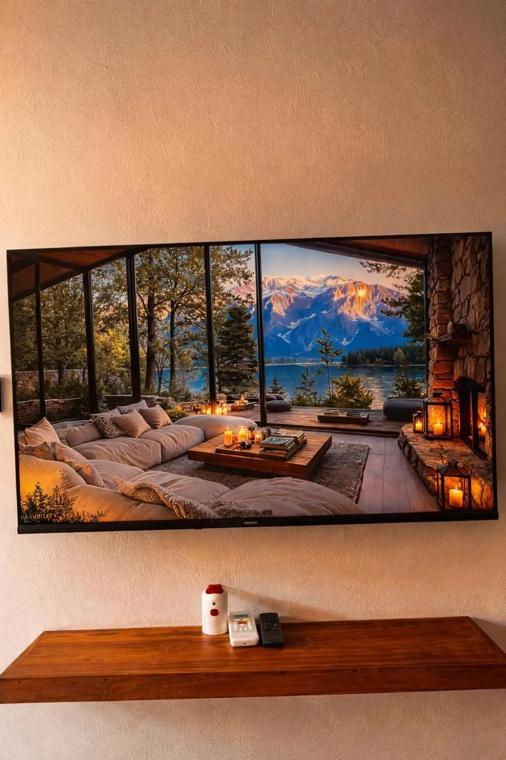 TV and multimedia in The Confidential Mandalika - Sea Front Hotel - New Starlink 70Mbps WiFi - Free Gym Access