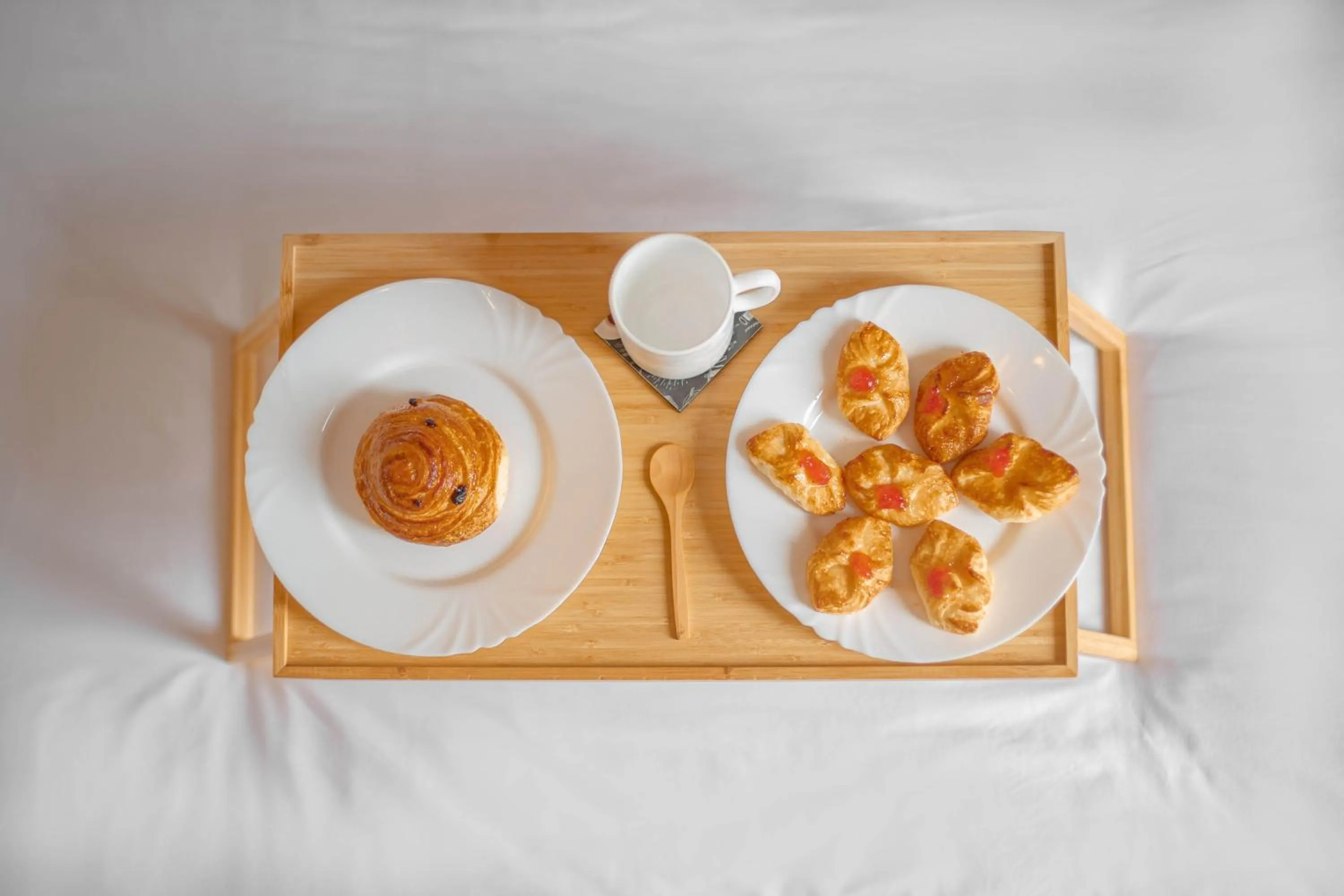 Continental breakfast in The Square Boutique Hotel