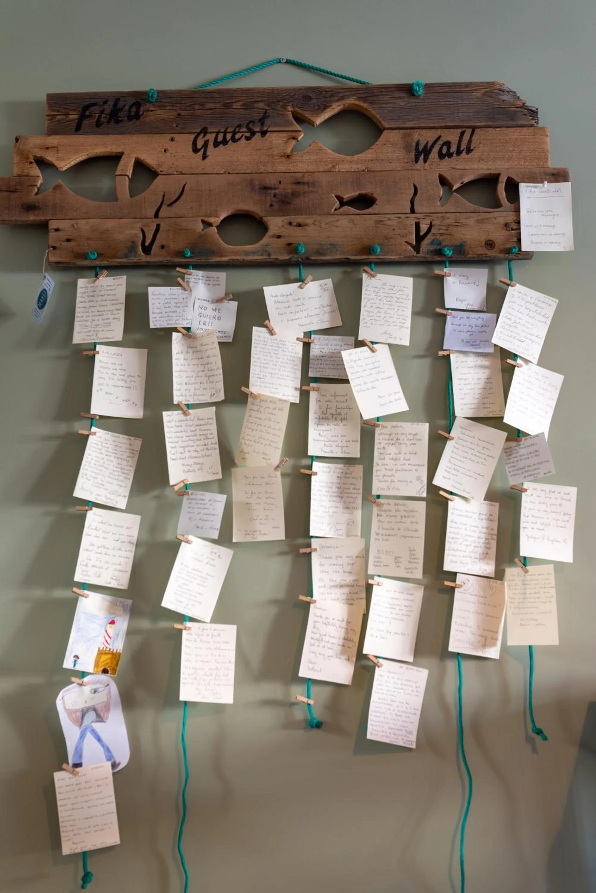 Decorative detail in Fika Guest House