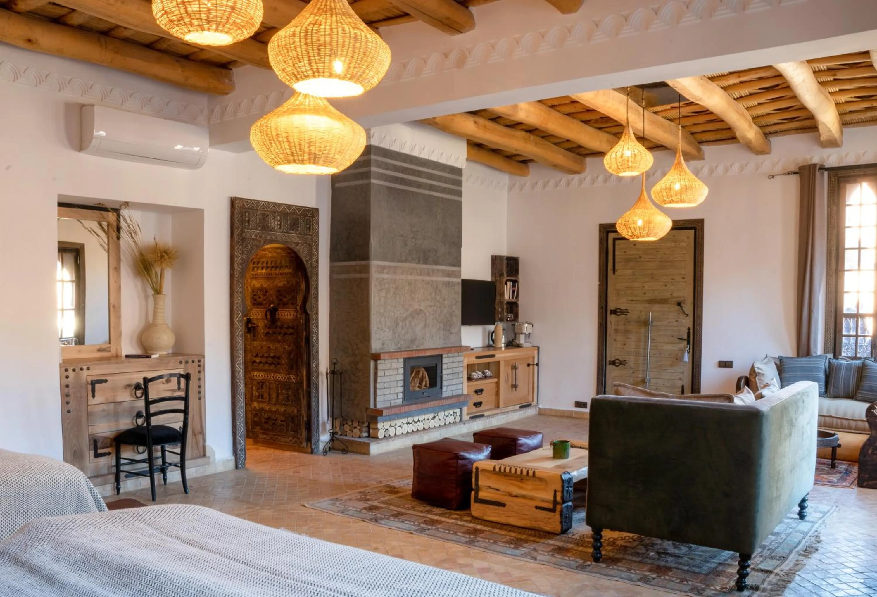 Seating area in Eden Boutique Hotel