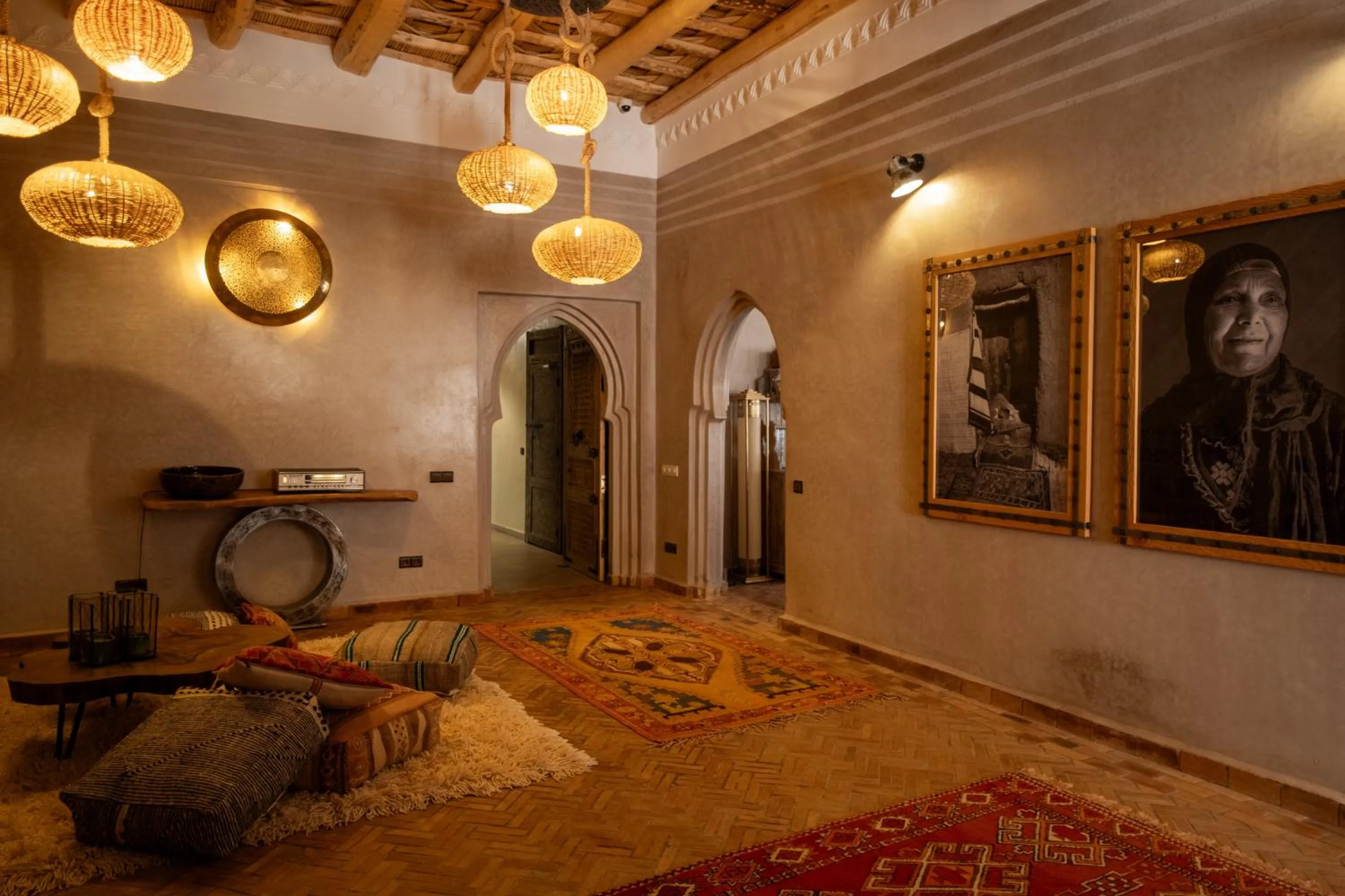 Seating area in Eden Boutique Hotel