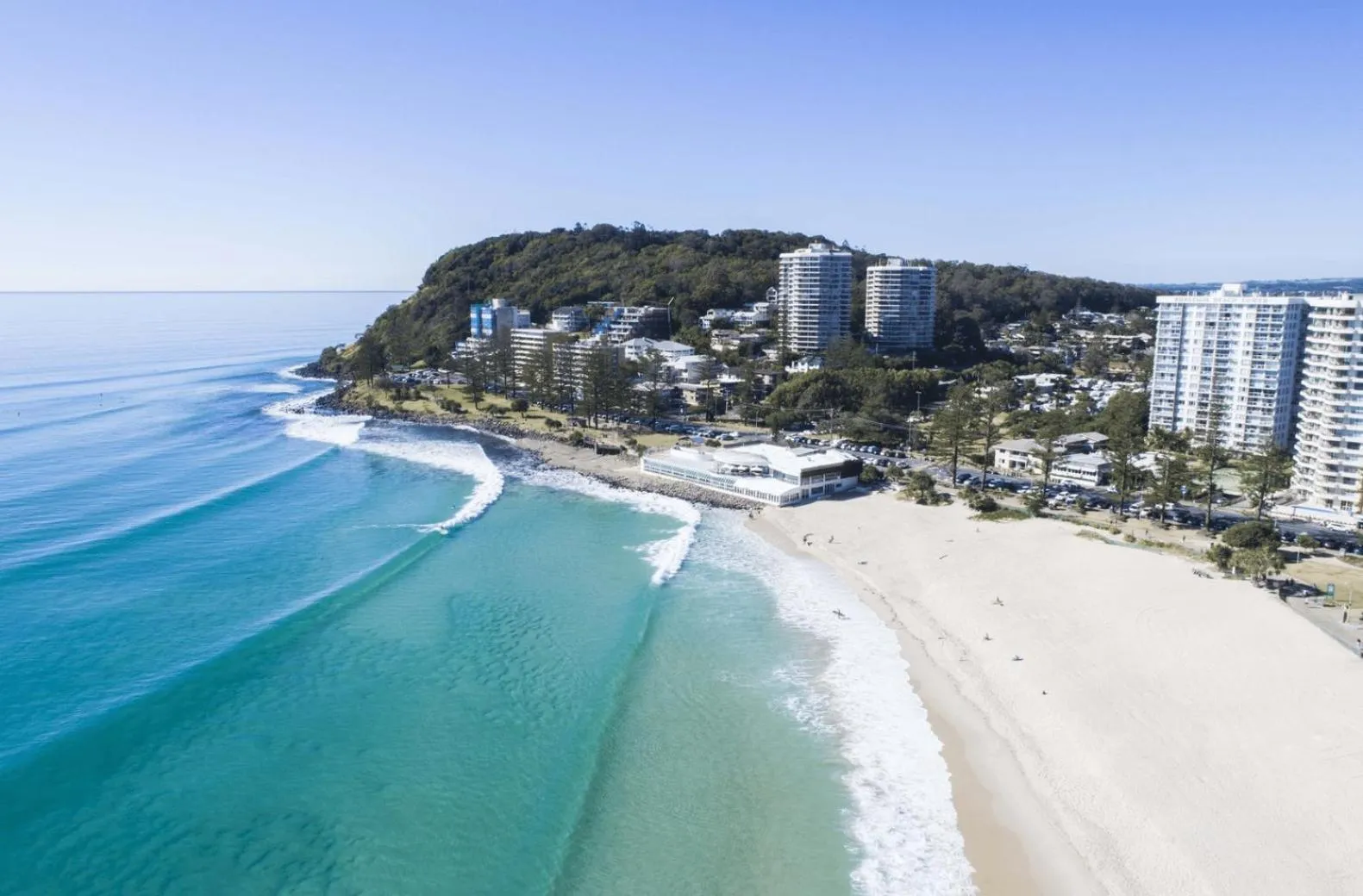 Bird's eye view in Boardwalk Burleigh Beach Best Location