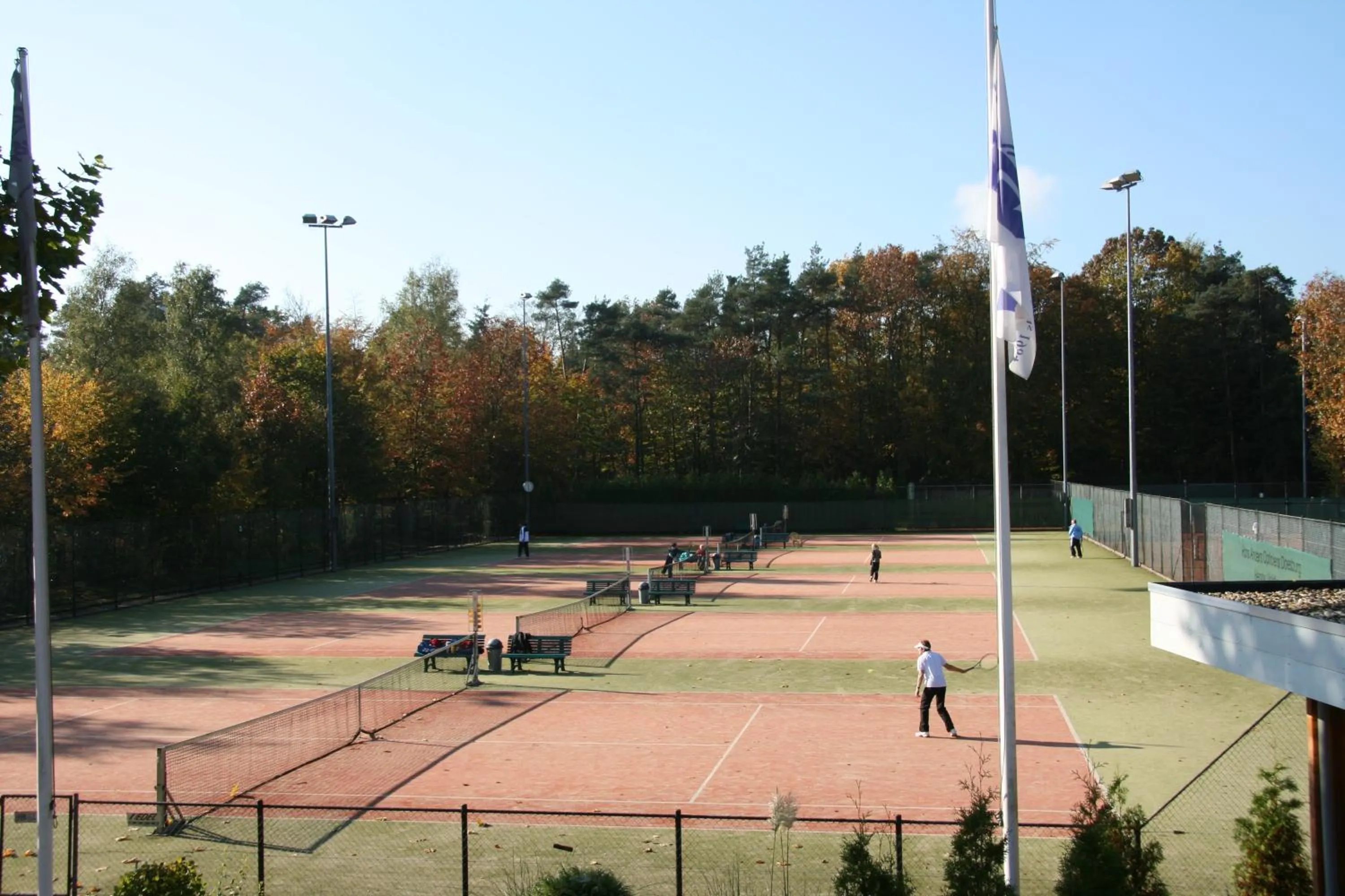 Tennis court in Lodges Veluwse Poort