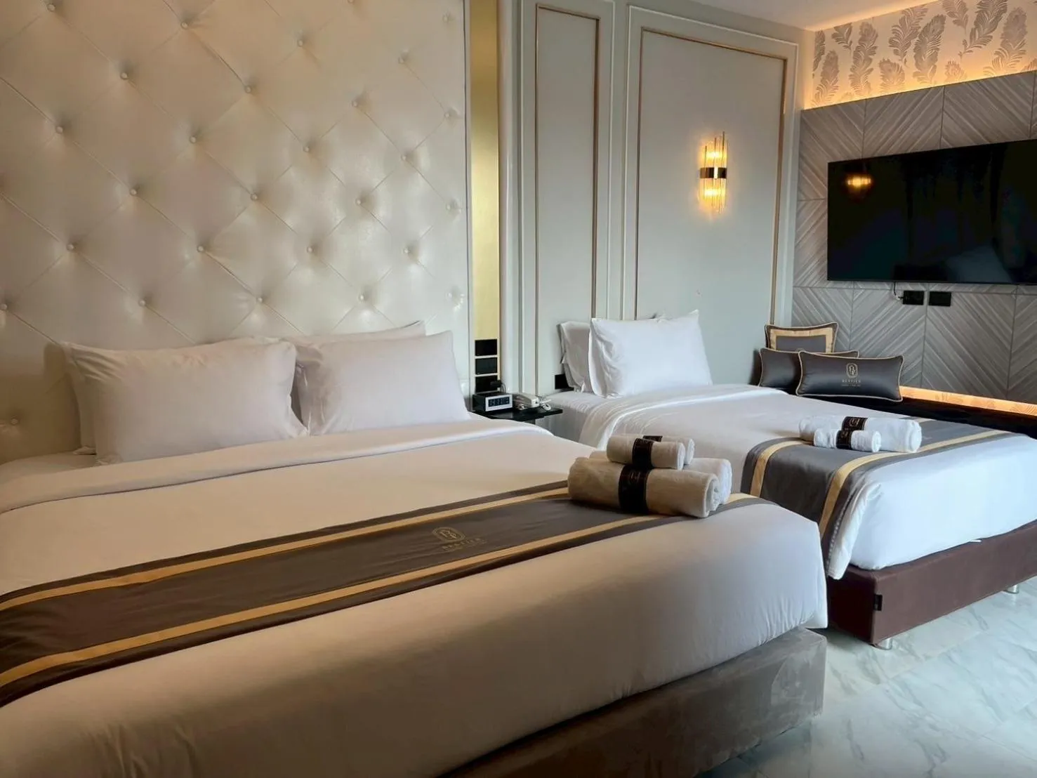 Bed in Bestier Hotel Hatyai