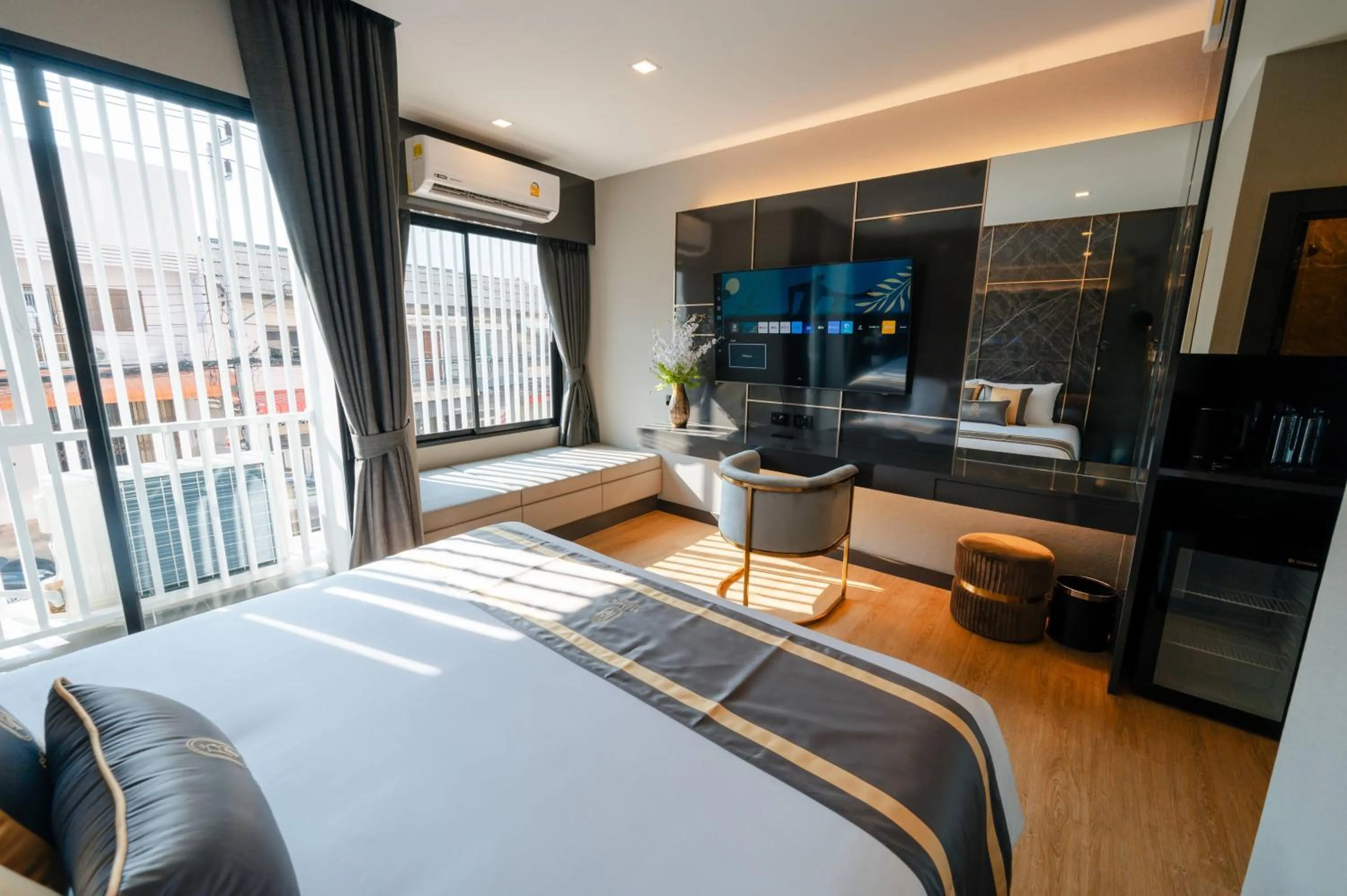 Bed in Bestier Hotel Hatyai