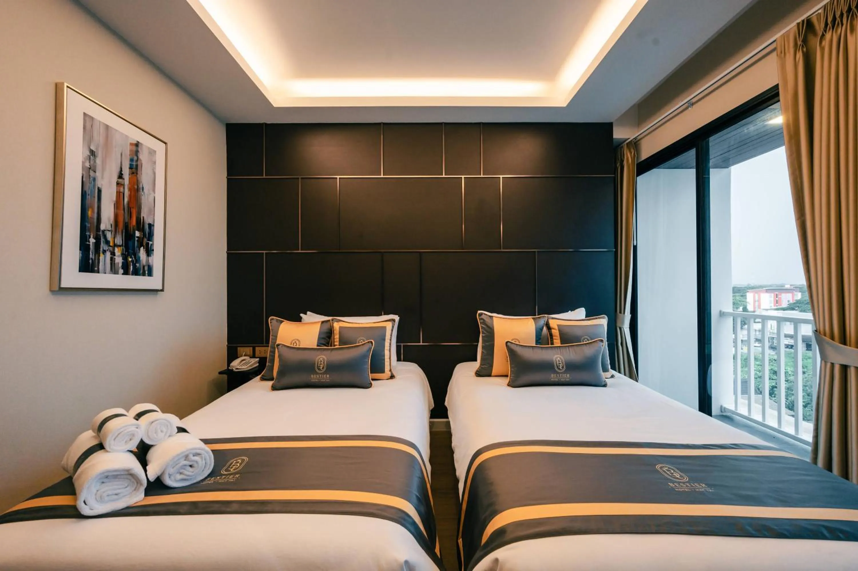 Bed in Bestier Hotel Hatyai