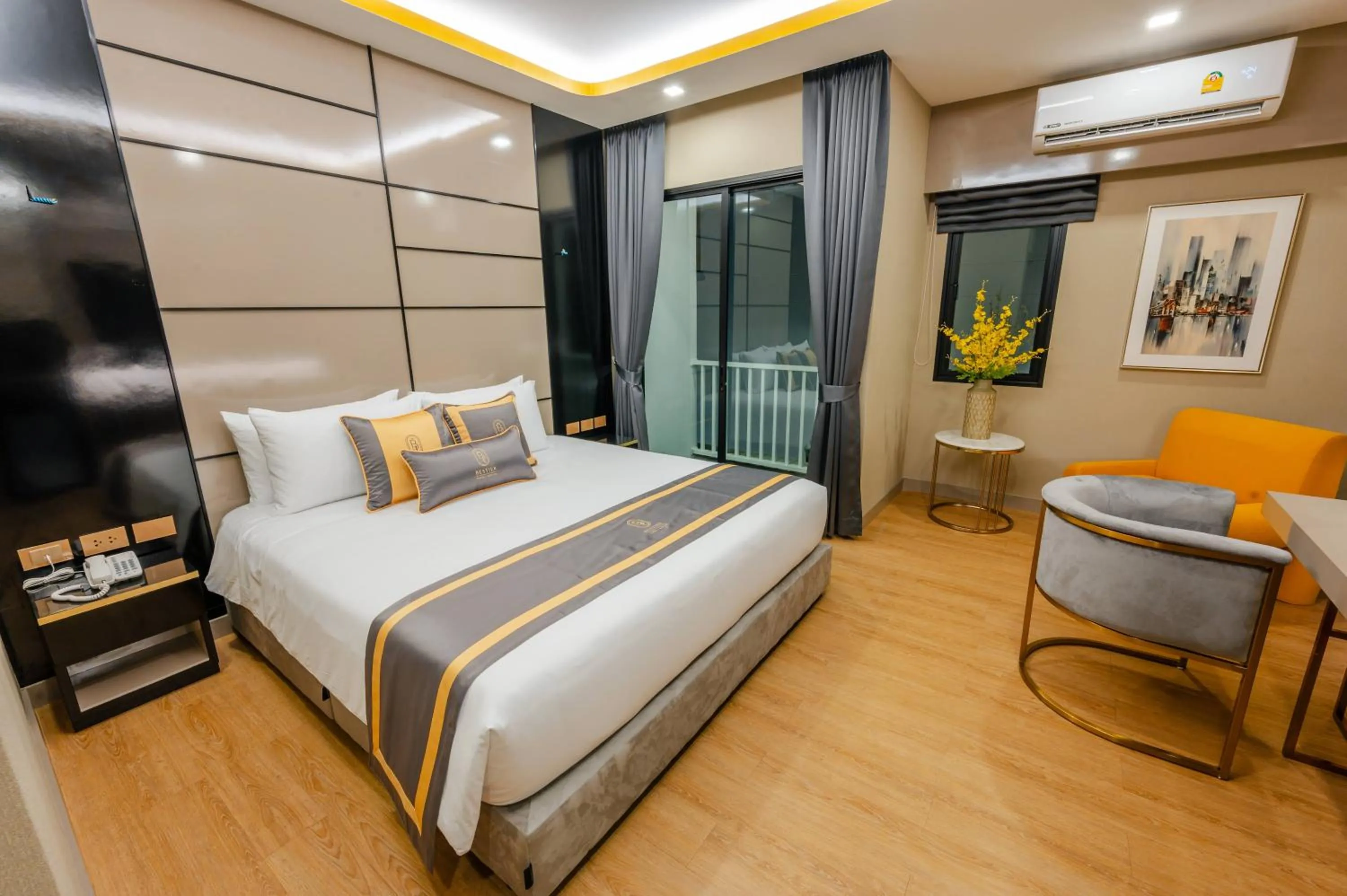 Bed in Bestier Hotel Hatyai