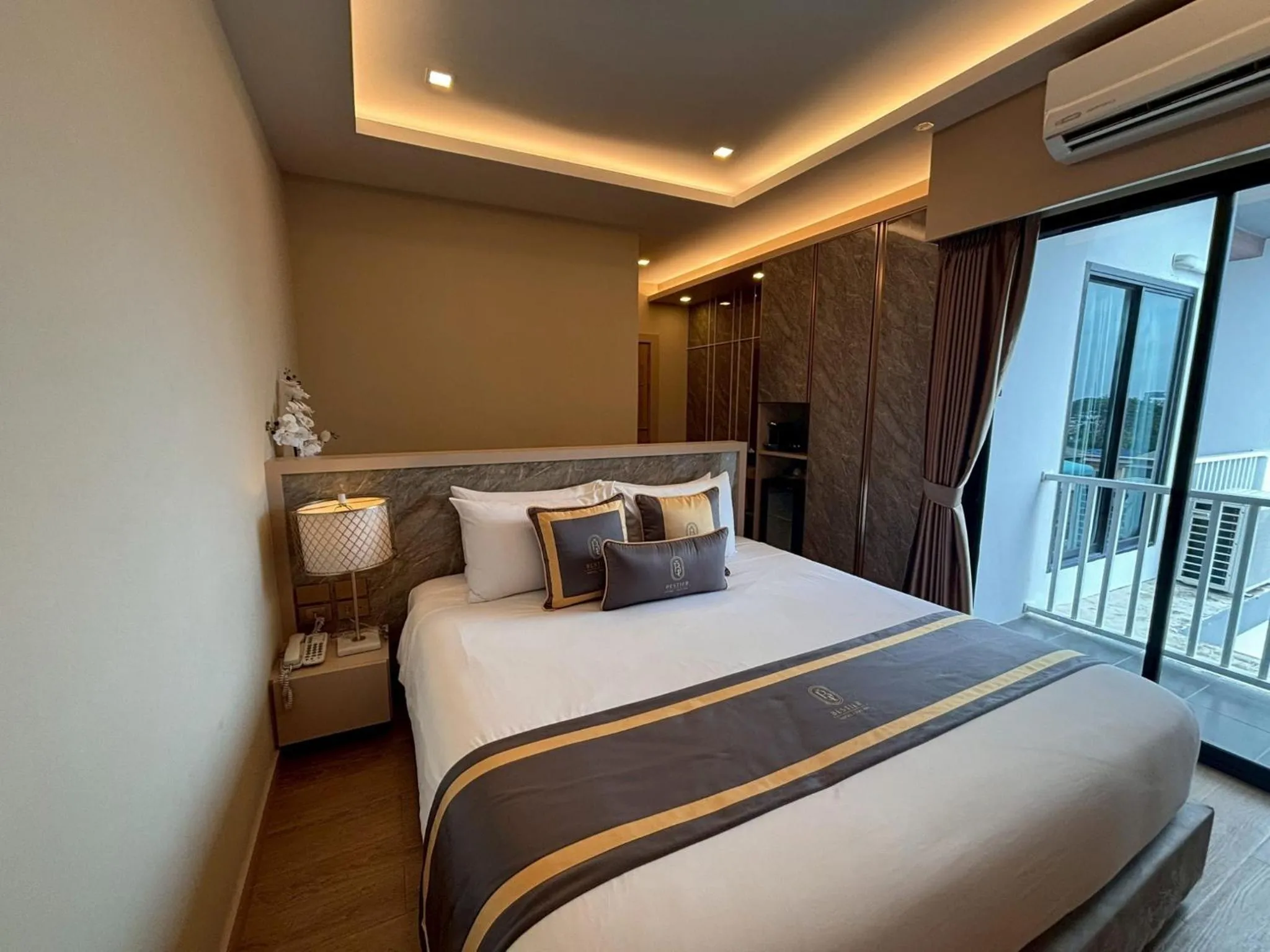 Bed in Bestier Hotel Hatyai