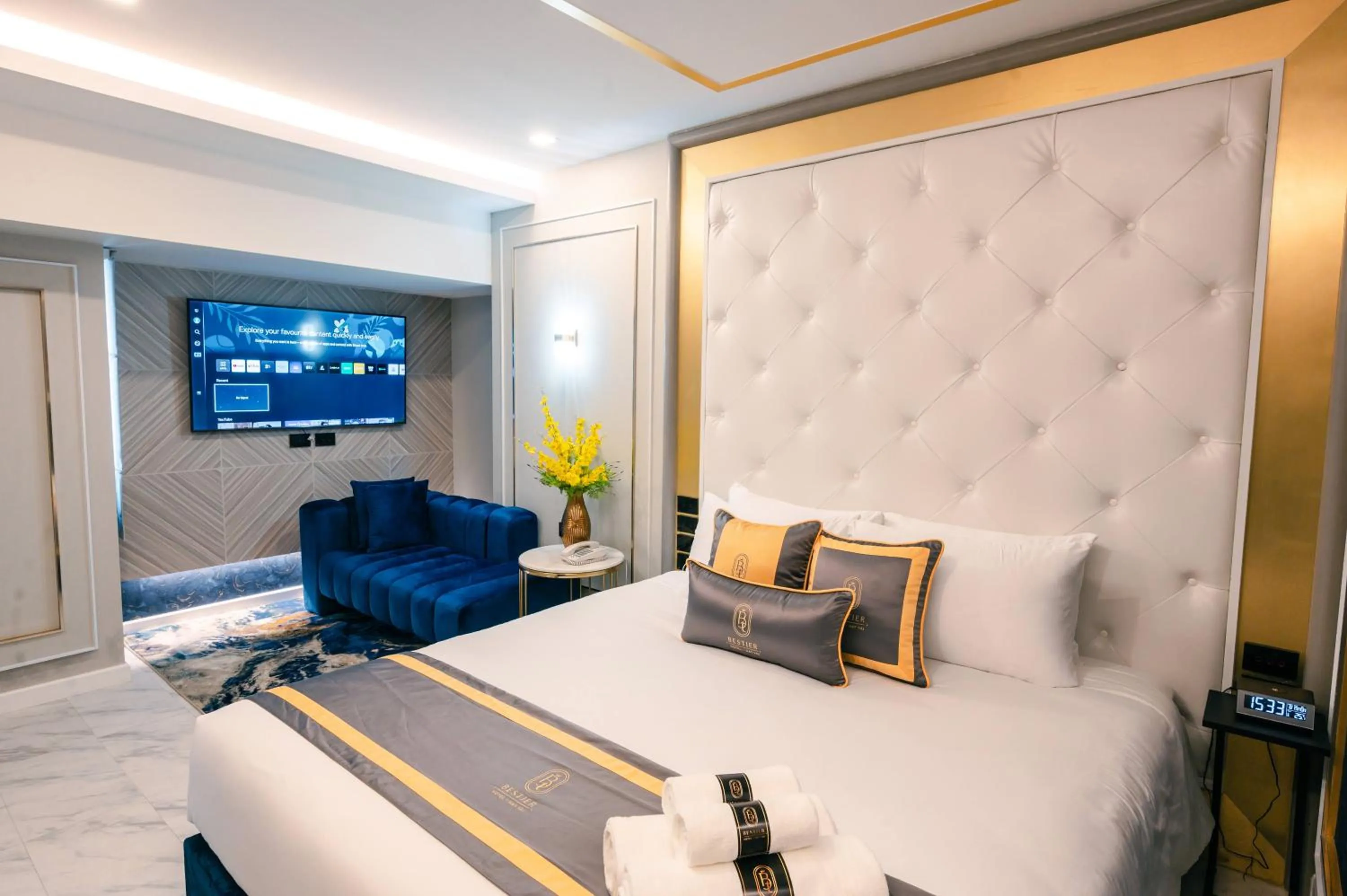 Bed in Bestier Hotel Hatyai