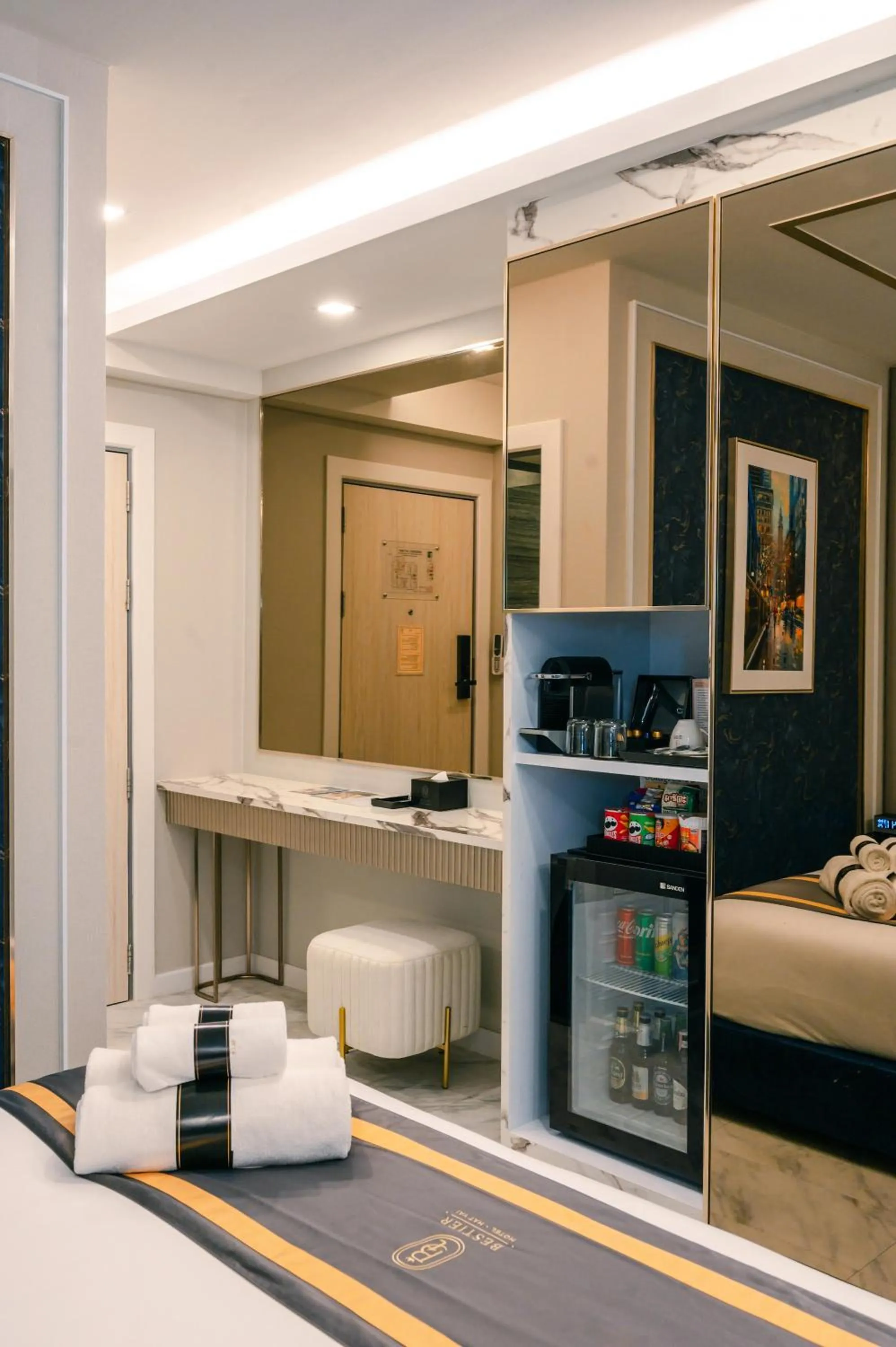 Bed in Bestier Hotel Hatyai