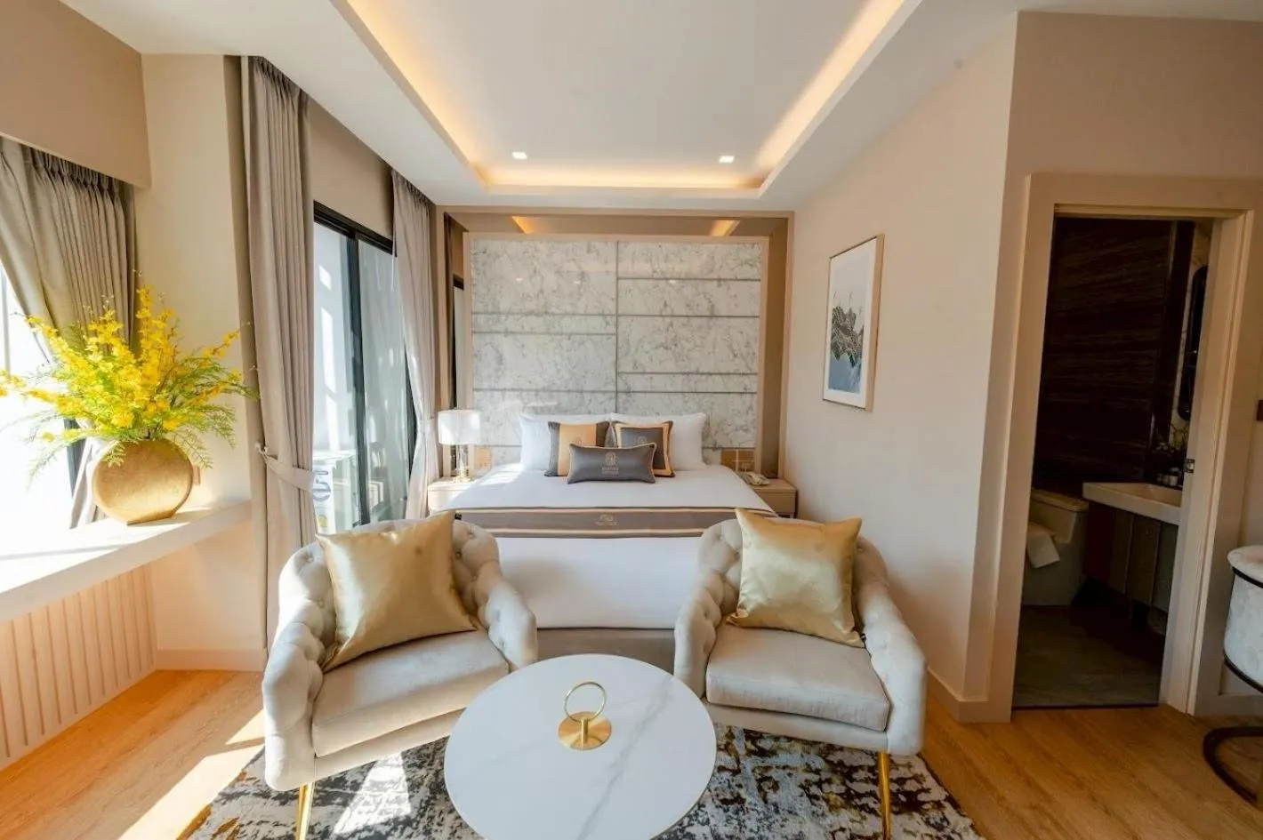 Bed in Bestier Hotel Hatyai