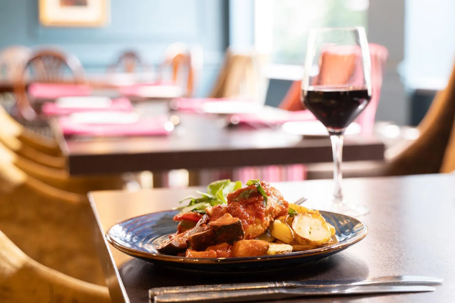 Food close-up in Hollin House Hotel