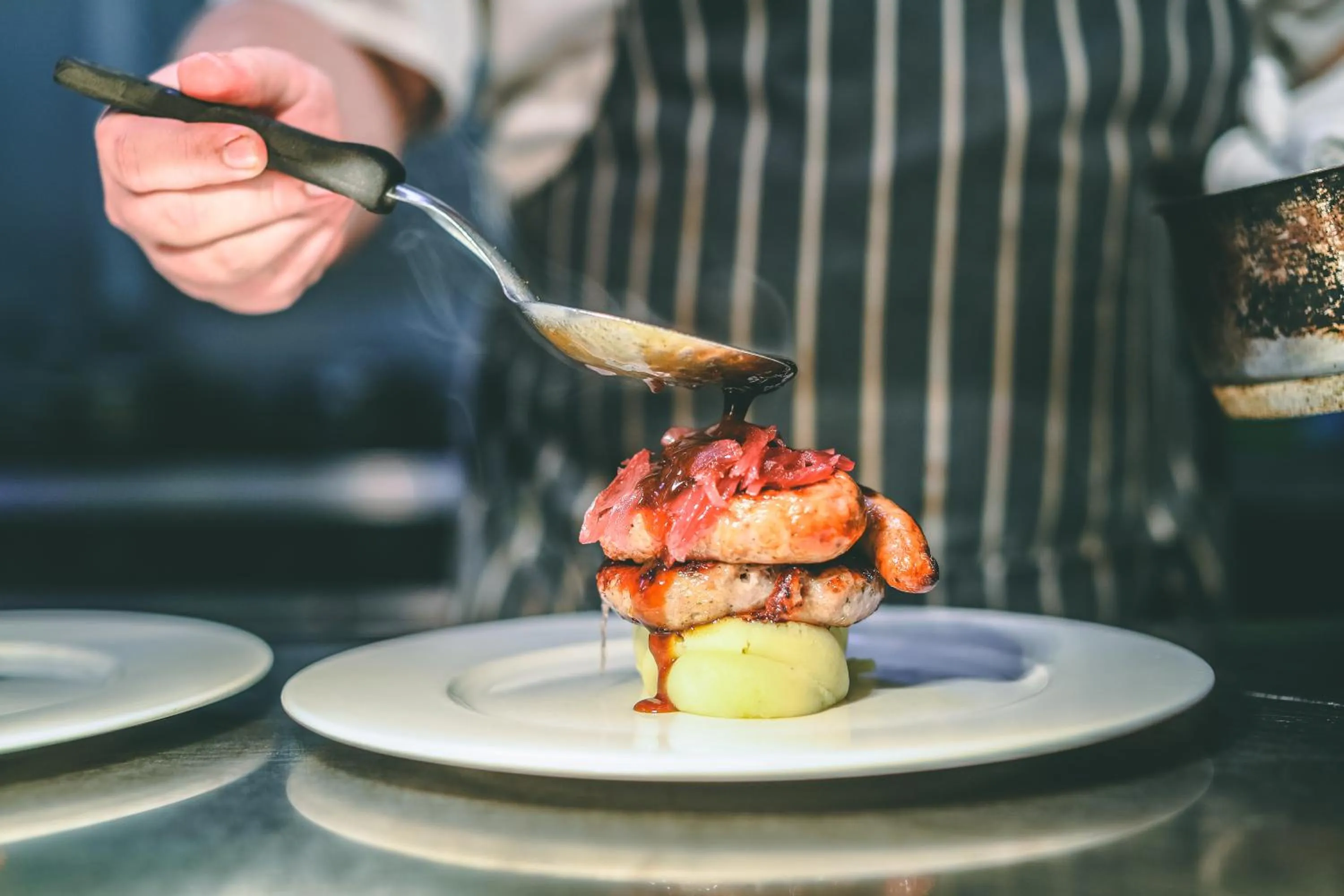 Food close-up in Hollin House Hotel