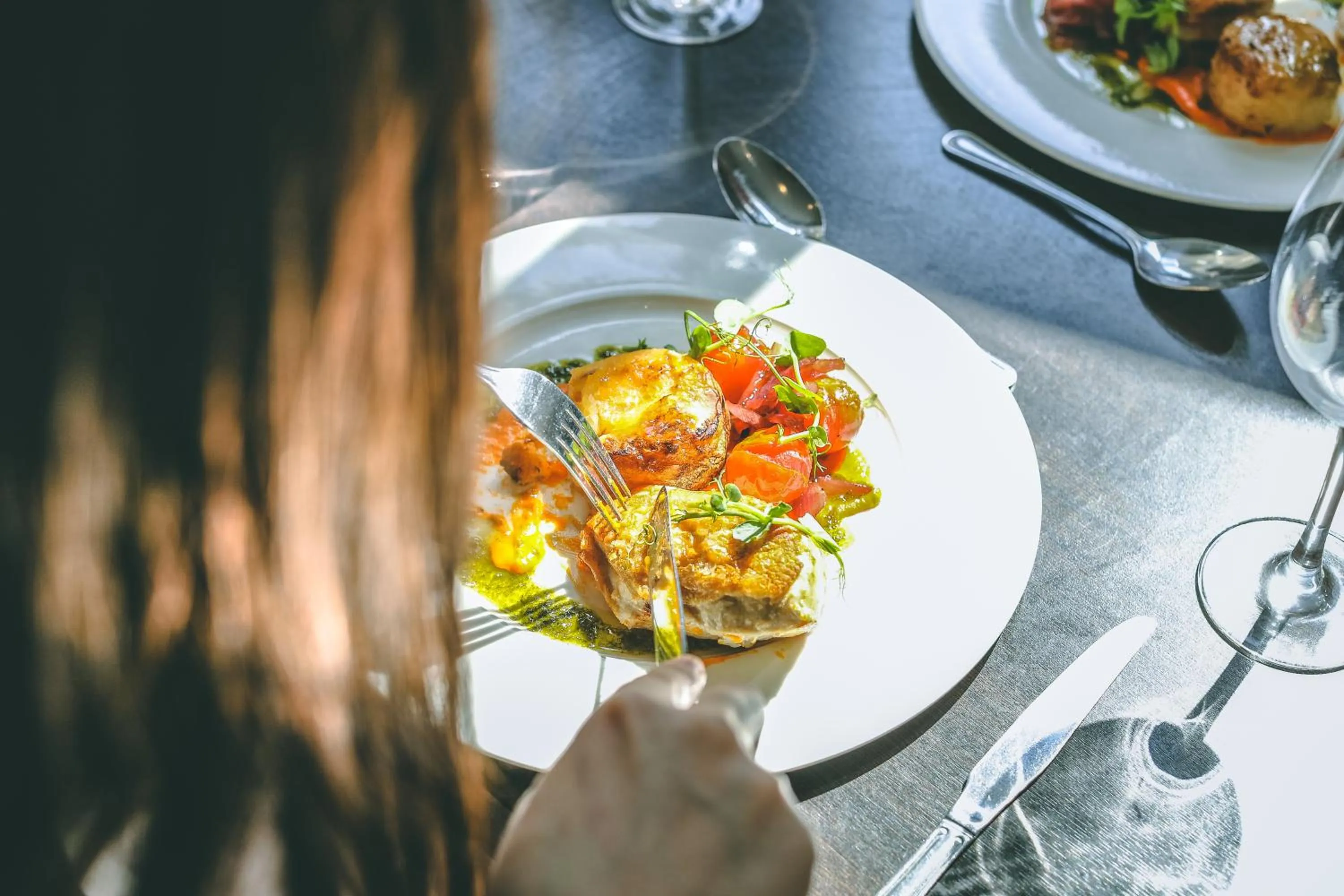 Food close-up in Hollin House Hotel