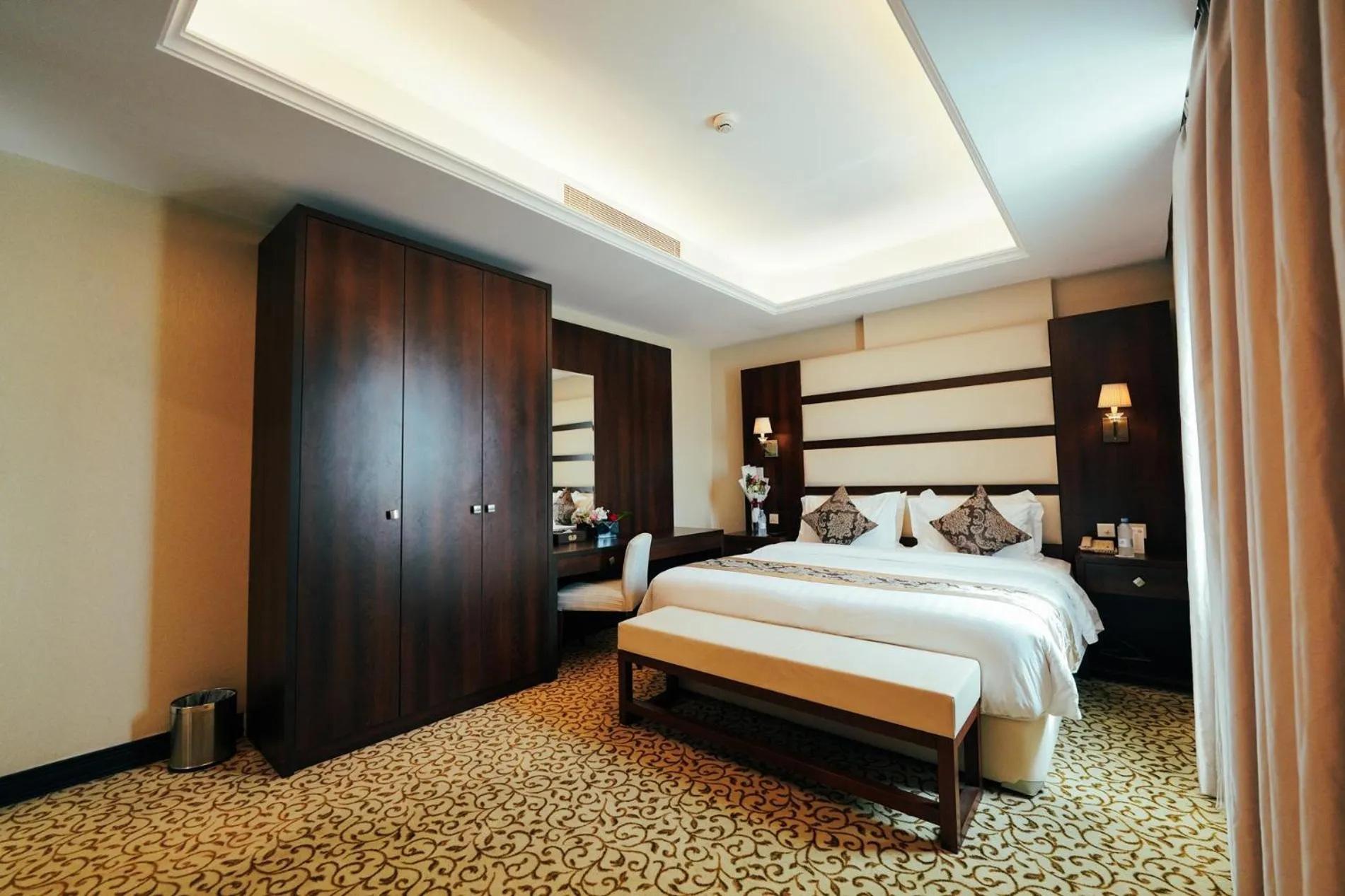 Bed in Verta Quraish Hotel Jeddah