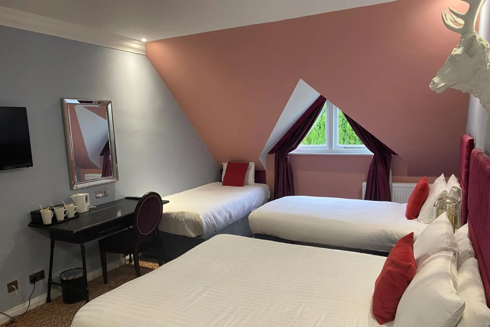 Bedroom, Bed in Shrigley Hall Hotel