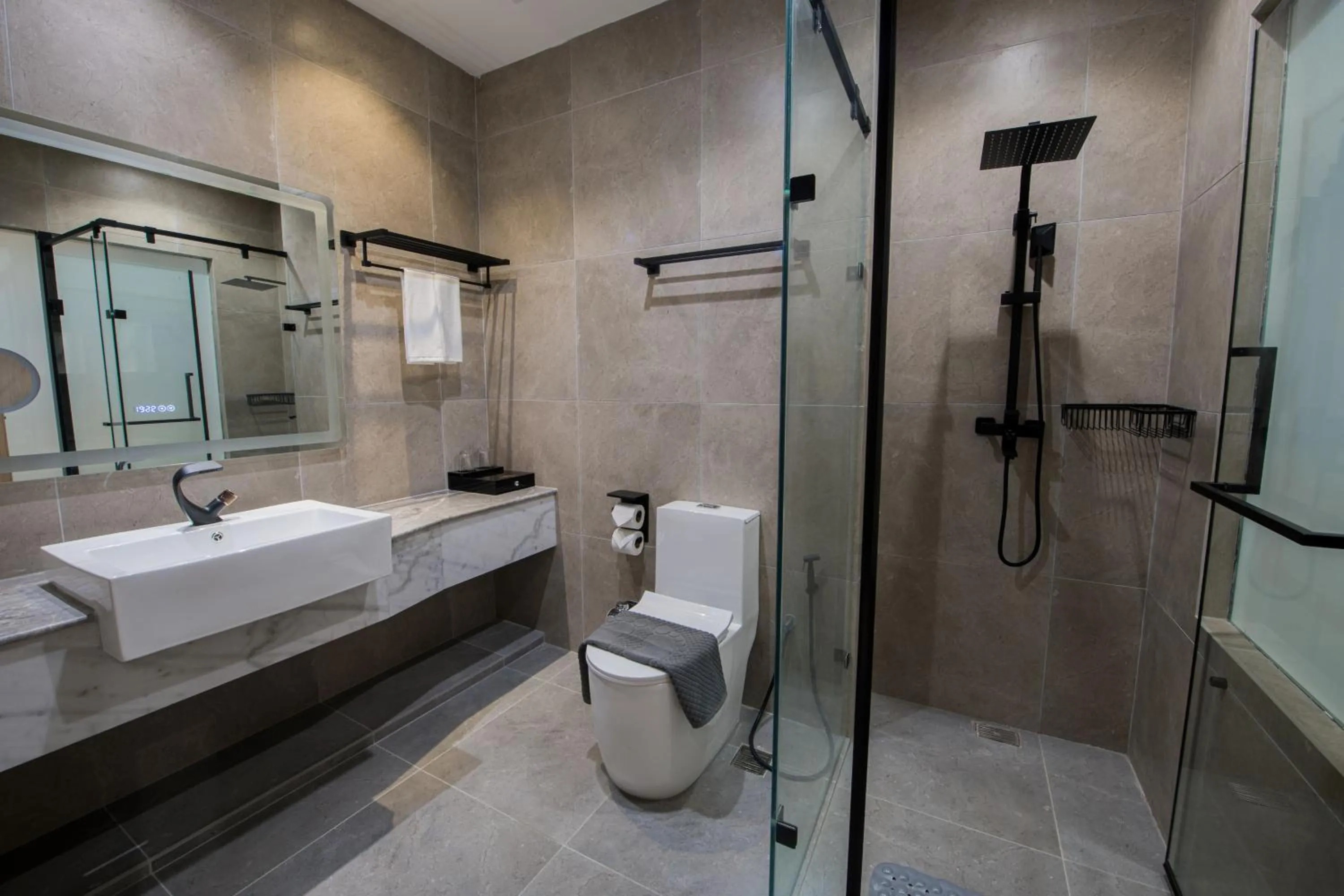 Bed in Grand InHotel Kota Kinabalu