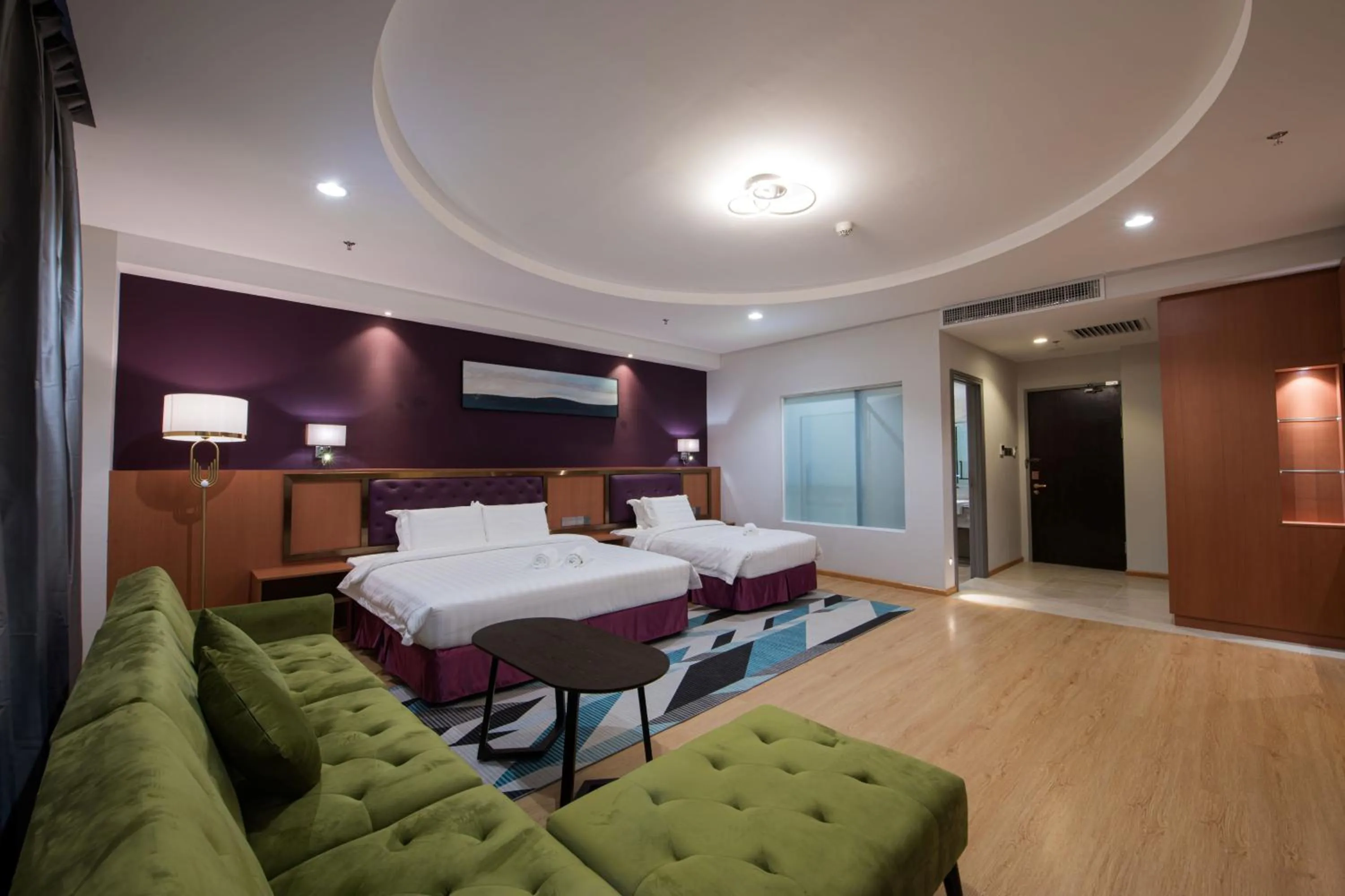 Bed in Grand InHotel Kota Kinabalu