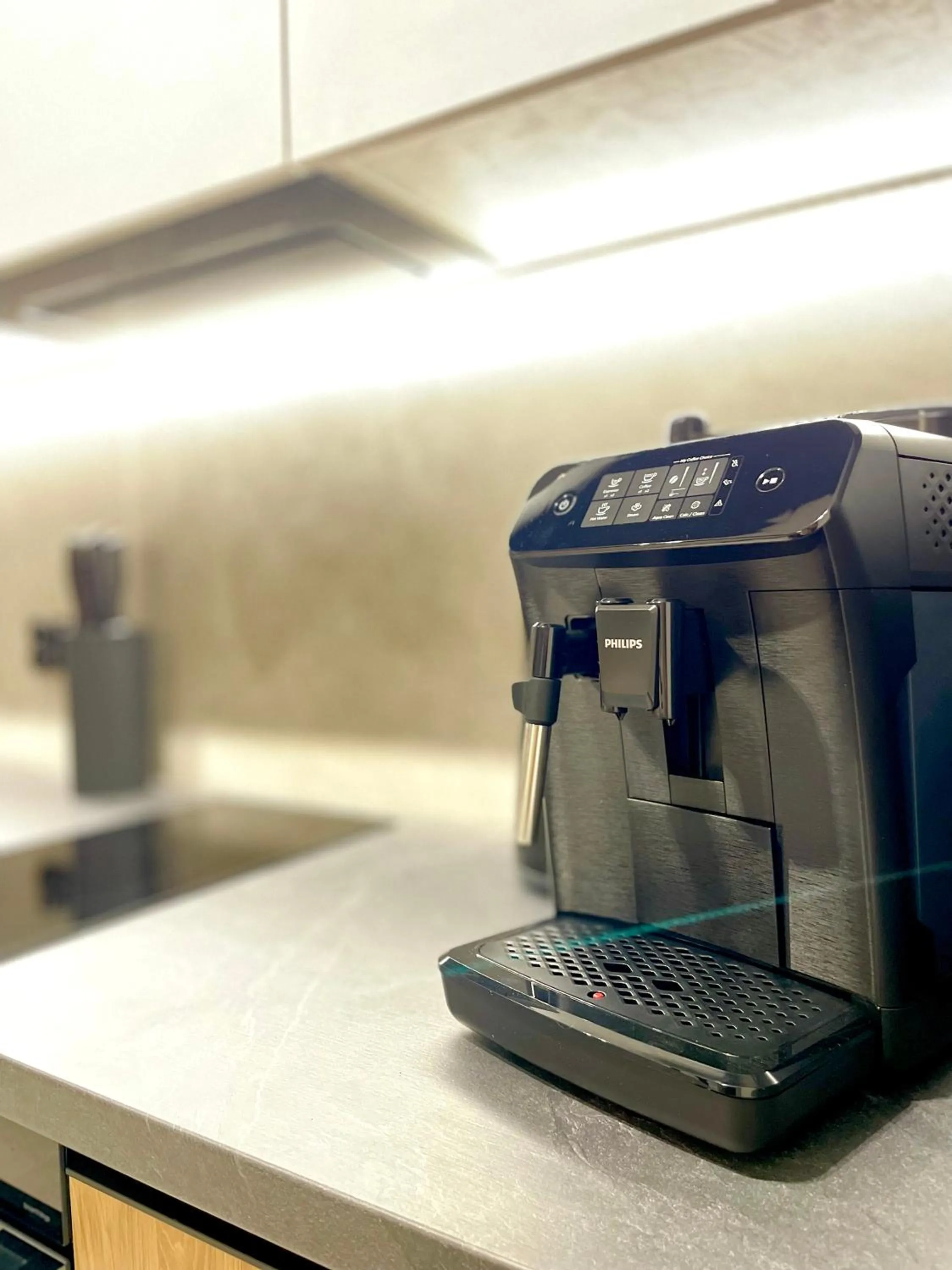 Coffee/tea facilities in Apartament Bajeczny nad jeziorem Drwęckiem ROYAL APARTS OSTRÓDA