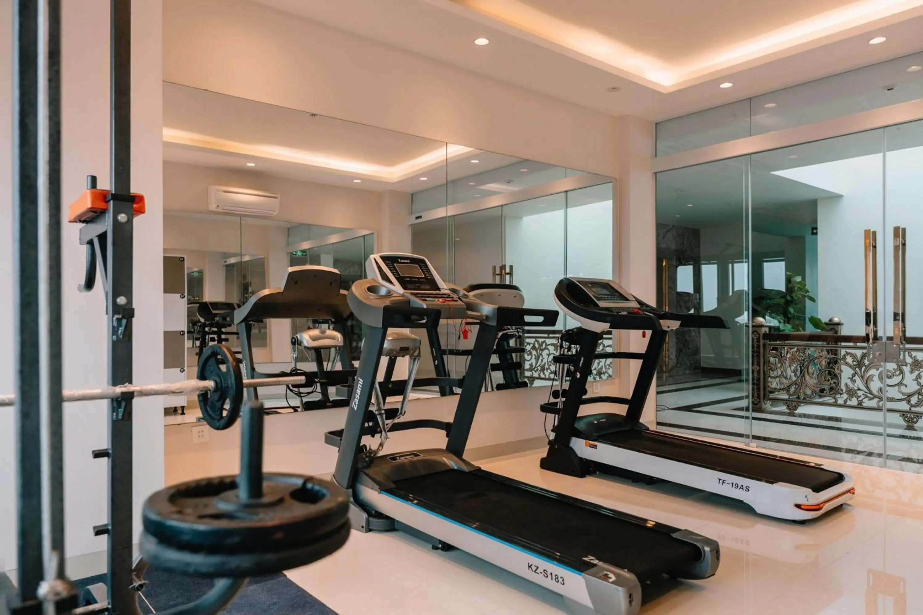Fitness centre/facilities in Diamond Hotel