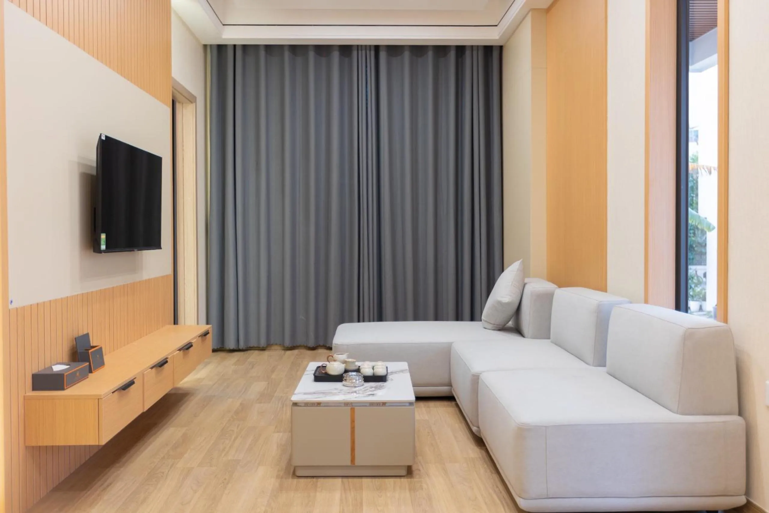 Seating area in Sunshine Apartment Hotel