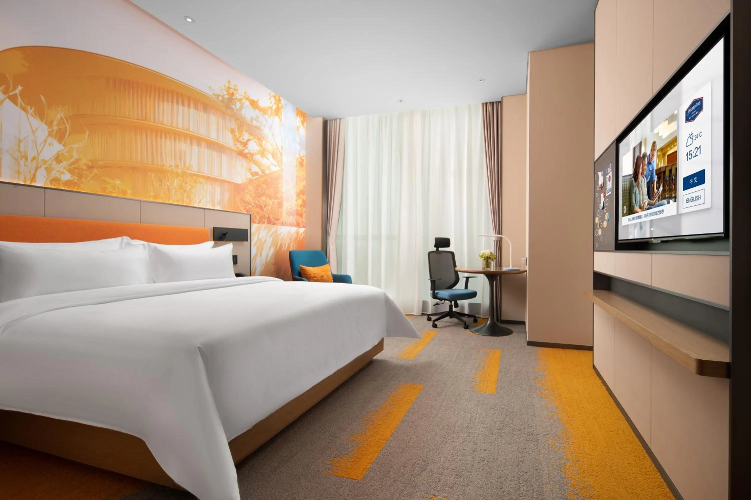 Photo of the whole room, Bed in Hampton by Hilton Foshan Shunde Beijiao