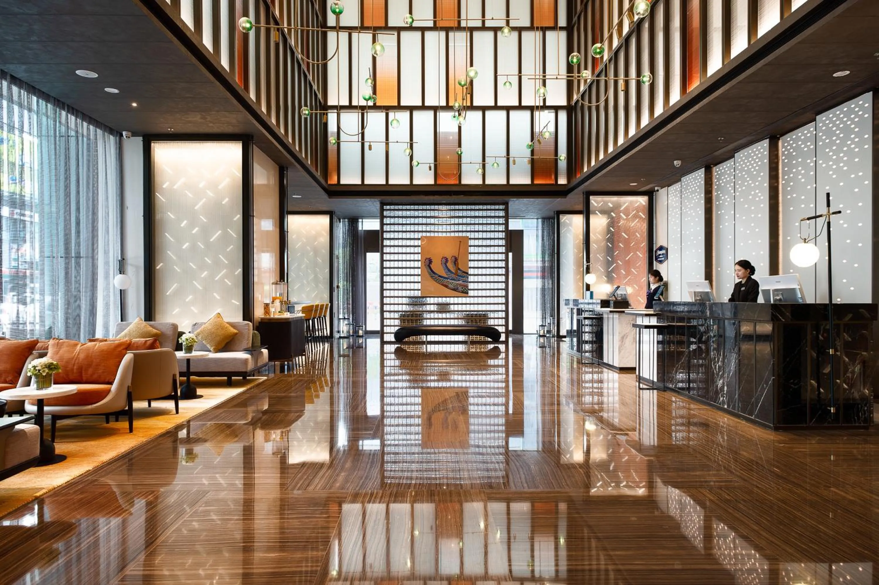 Living room in Hampton by Hilton Foshan Shunde Beijiao