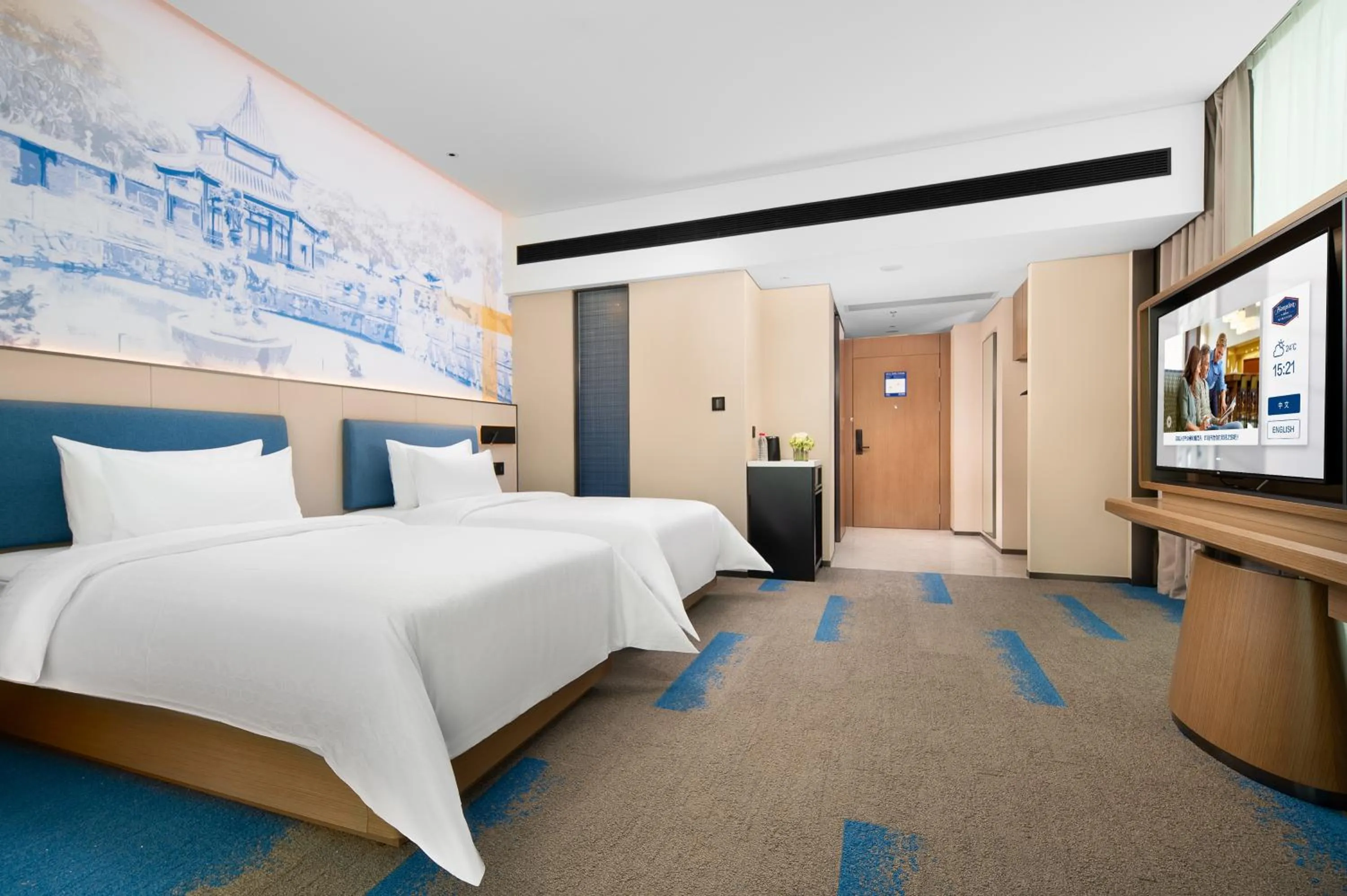 Bedroom, Bed in Hampton by Hilton Foshan Shunde Beijiao