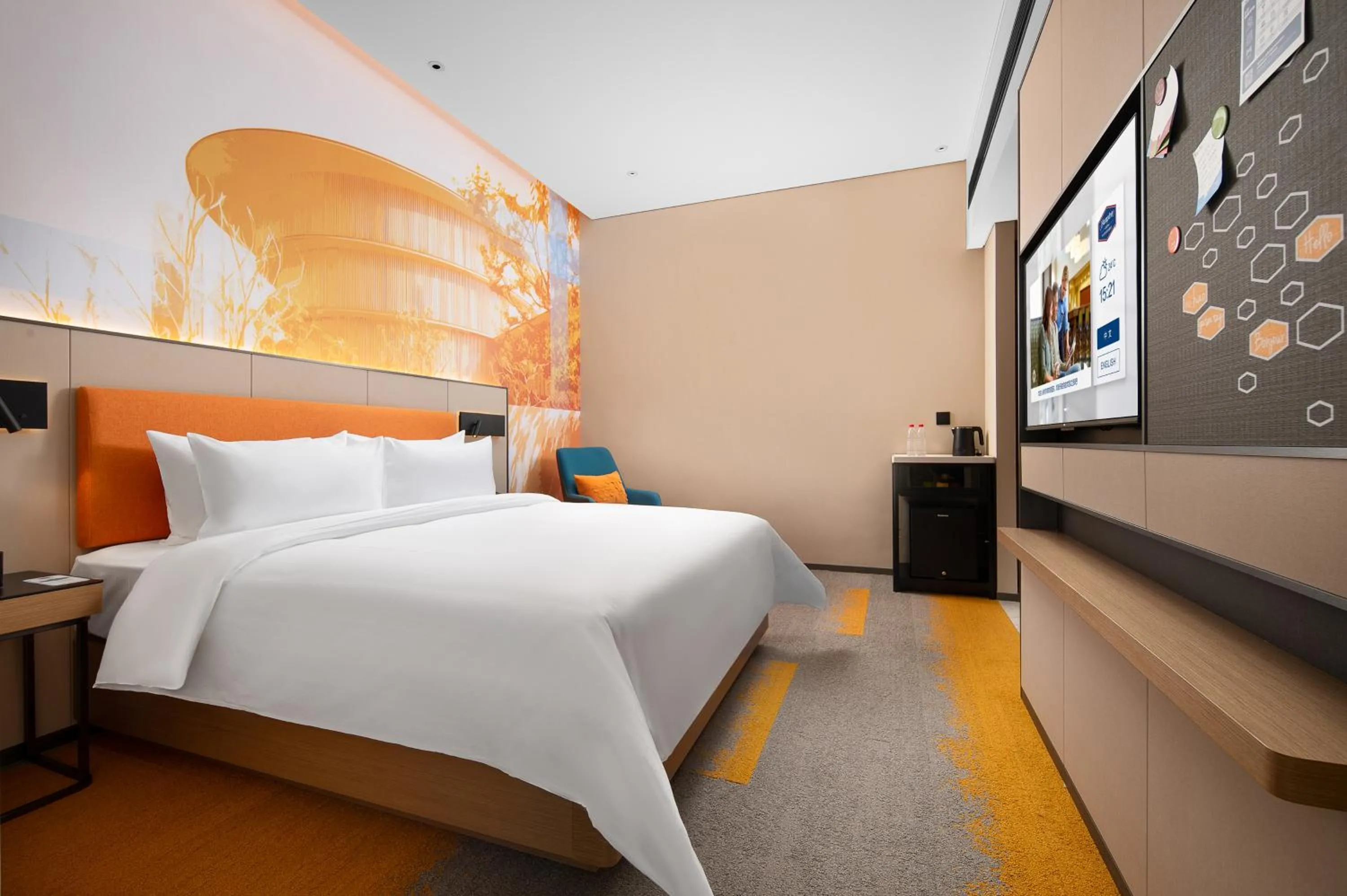 Photo of the whole room, Bed in Hampton by Hilton Foshan Shunde Beijiao