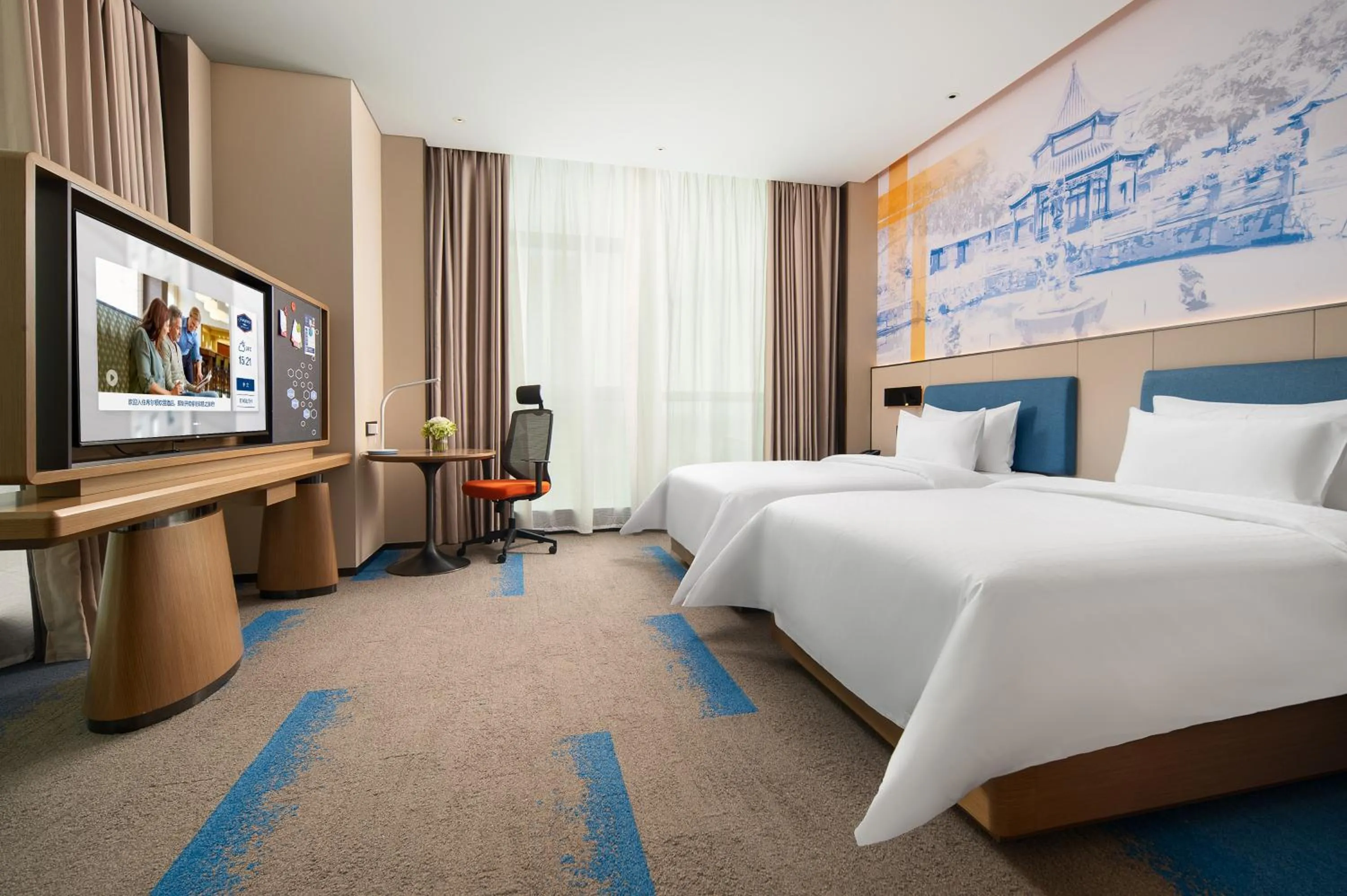 Photo of the whole room, Bed in Hampton by Hilton Foshan Shunde Beijiao