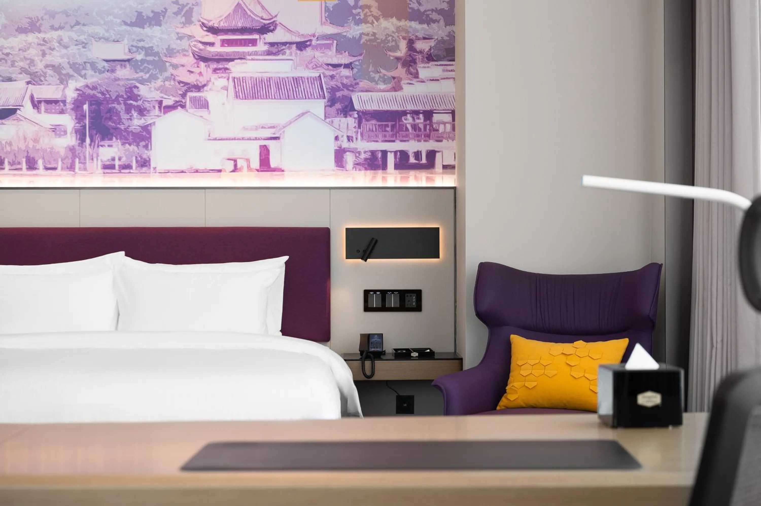 Bedroom, Bed in Hampton by Hilton Foshan Shunde Beijiao