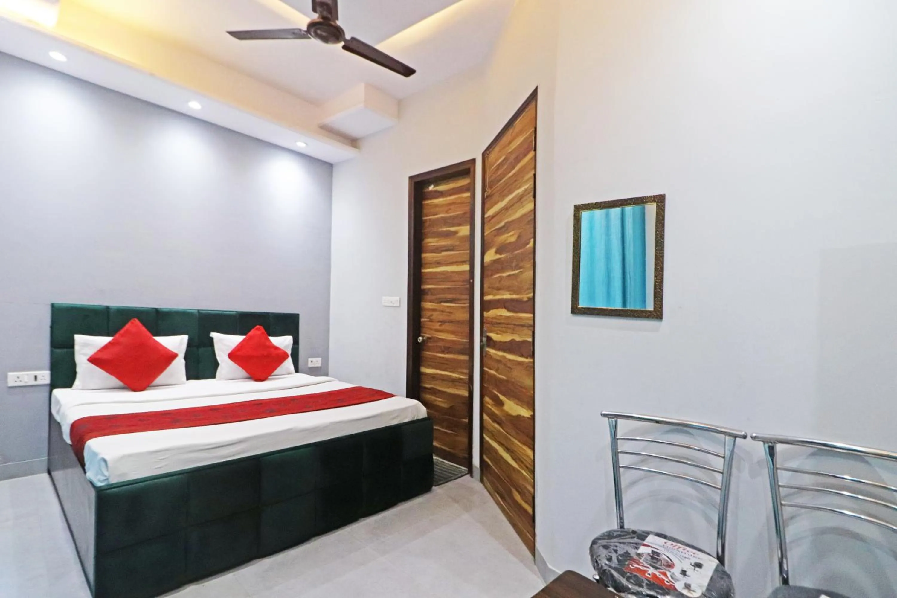 Photo of the whole room, Bed in Twamev couple Friendly Rajouri garden by The Arrow