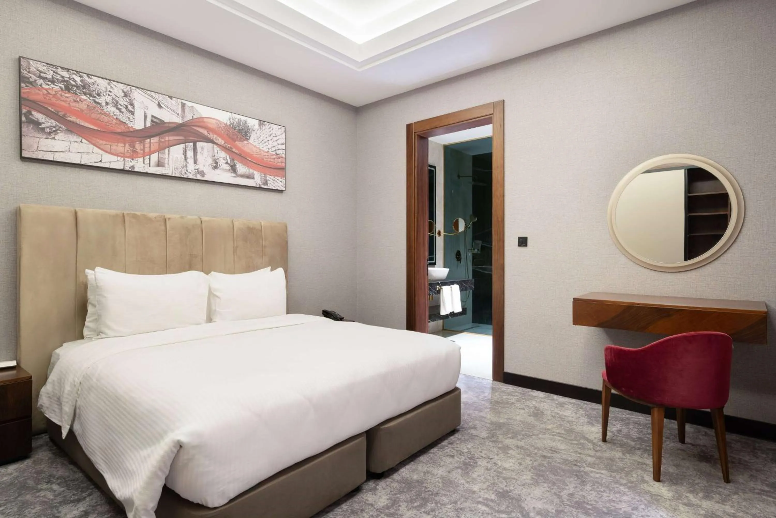 Photo of the whole room, Bed in Ramada Hotel & Suites by Wyndham Erbil 32 Park