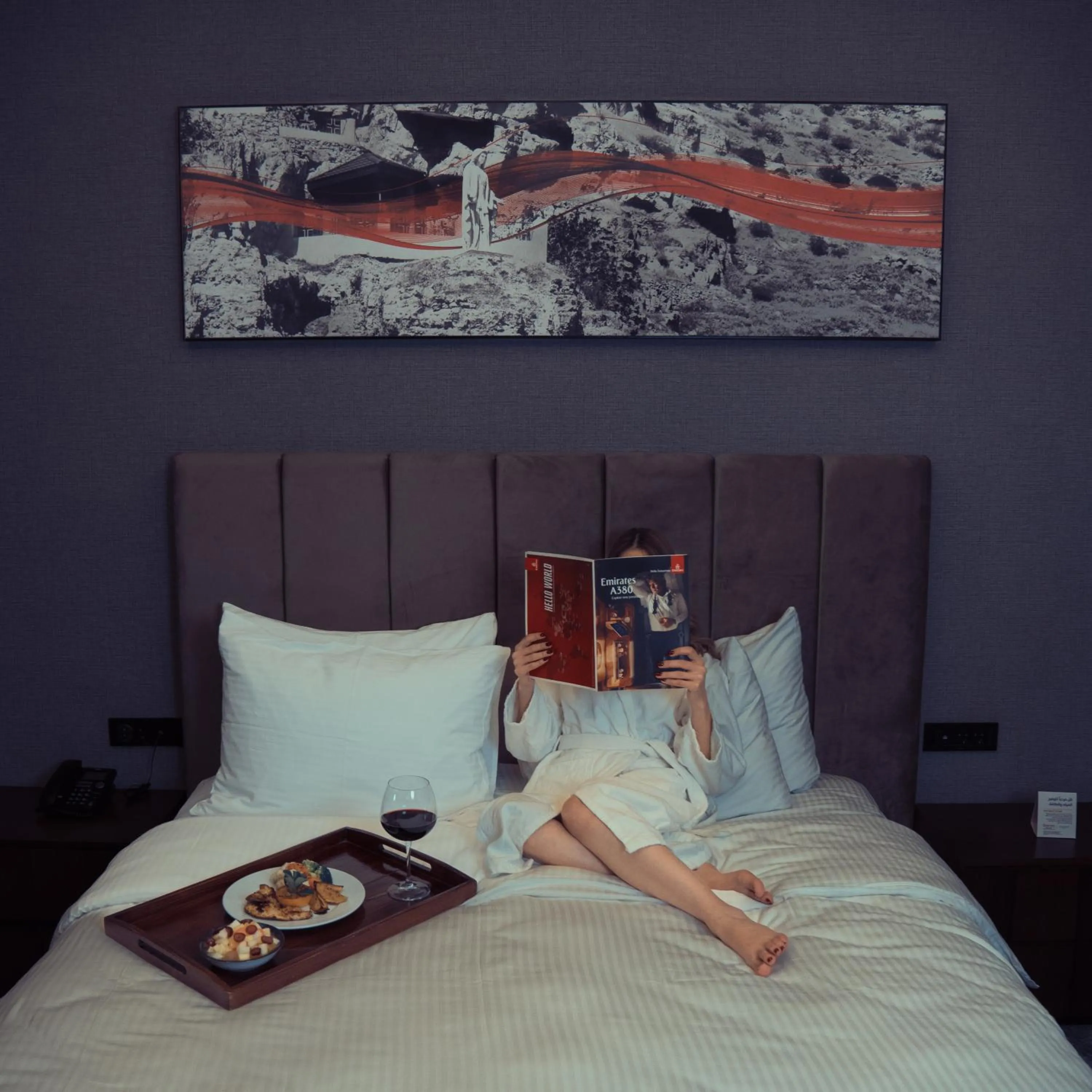 Bedroom, Bed in Ramada Hotel & Suites by Wyndham Erbil 32 Park