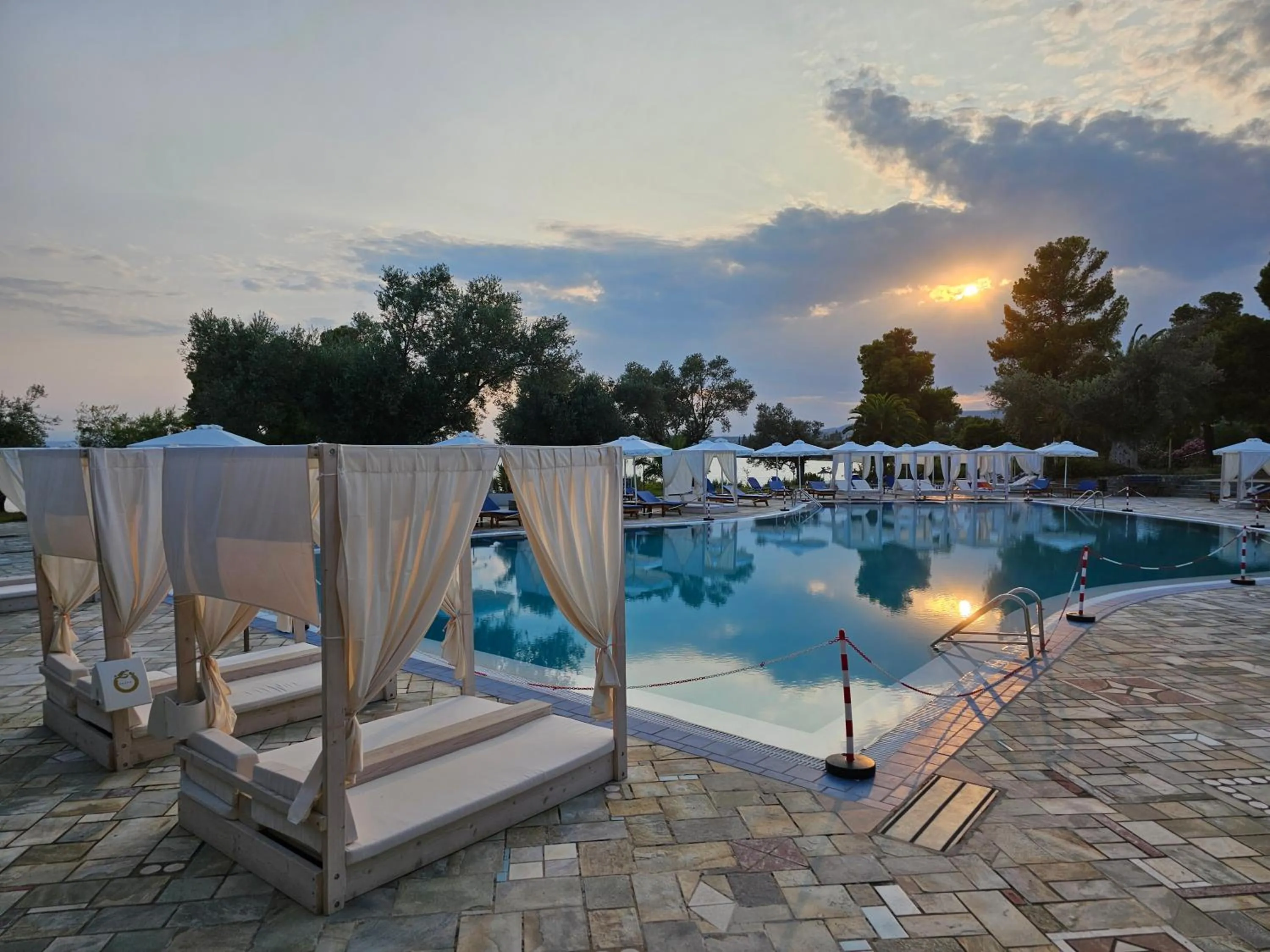 Pool view in O Paradise beach Resort and Spa