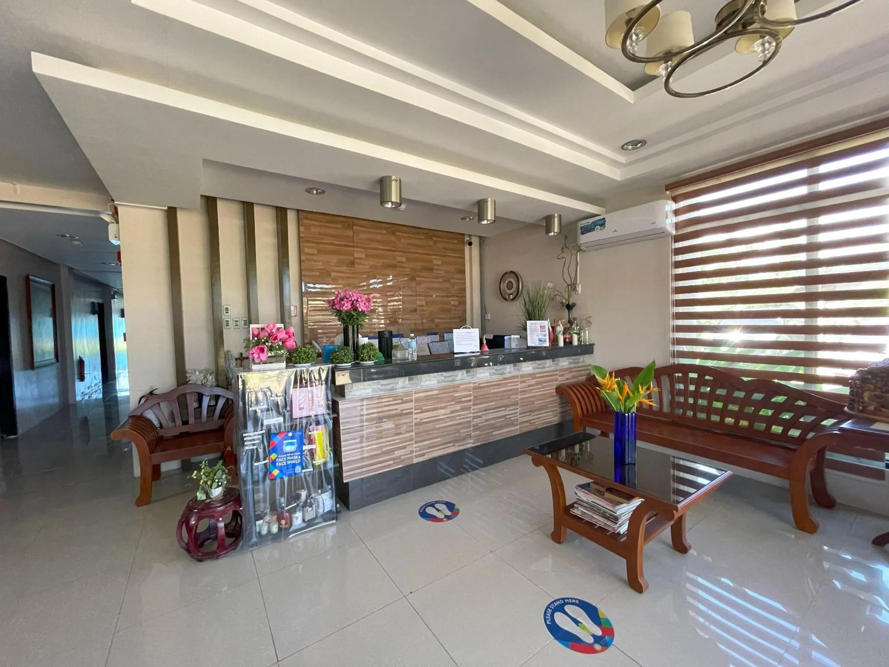 Lobby or reception in Argao Seabreeze Hotel powered by Cocotel