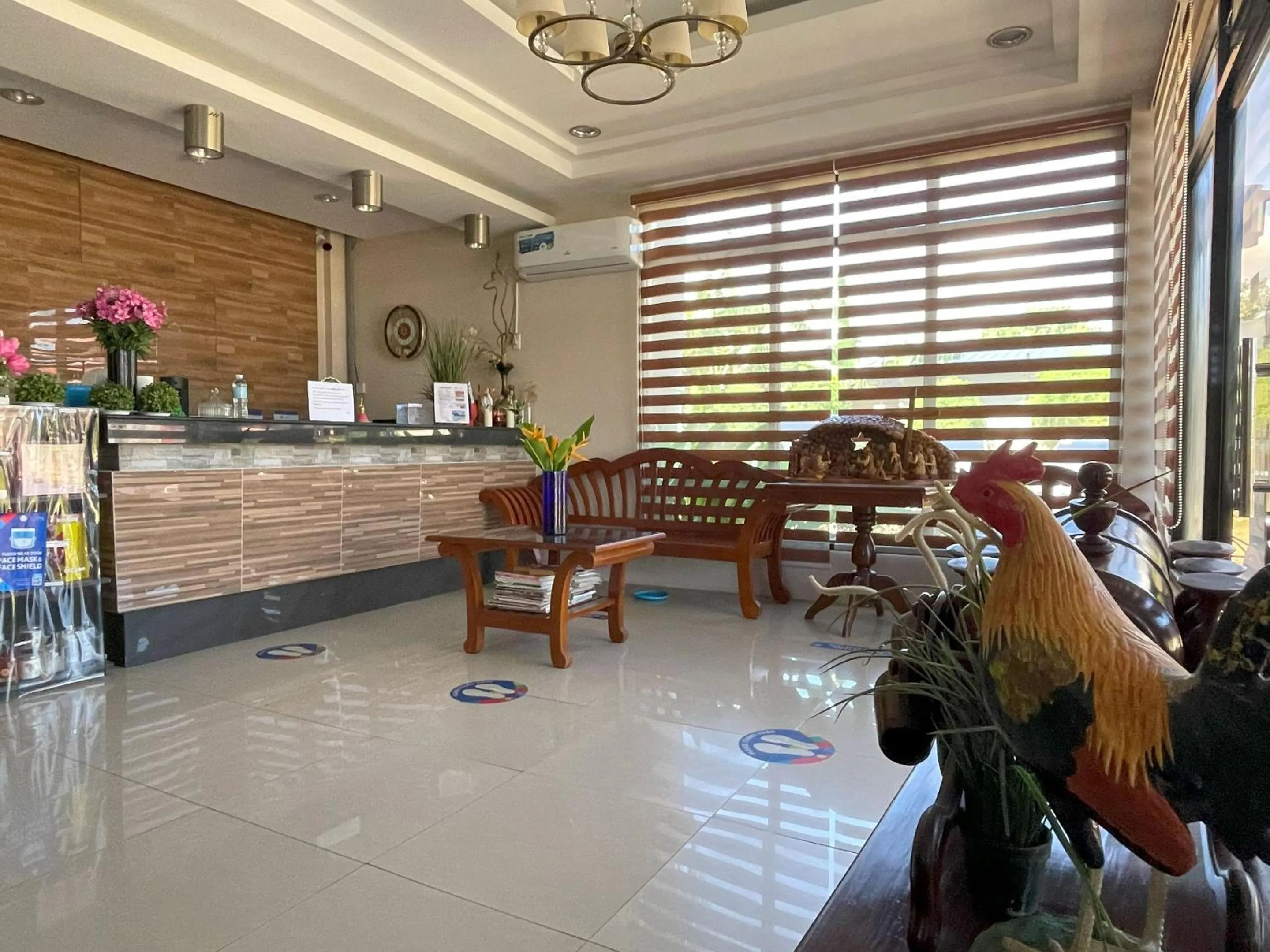 Lobby or reception in Argao Seabreeze Hotel powered by Cocotel