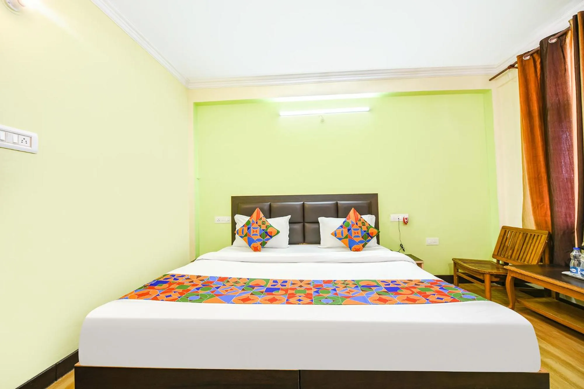 Bed in FabHotel Annapurna