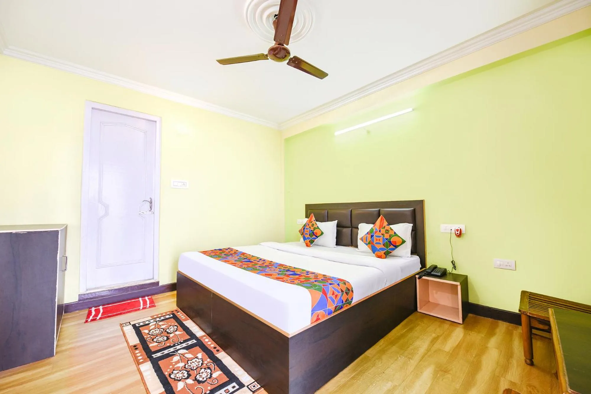 Bed in FabHotel Annapurna