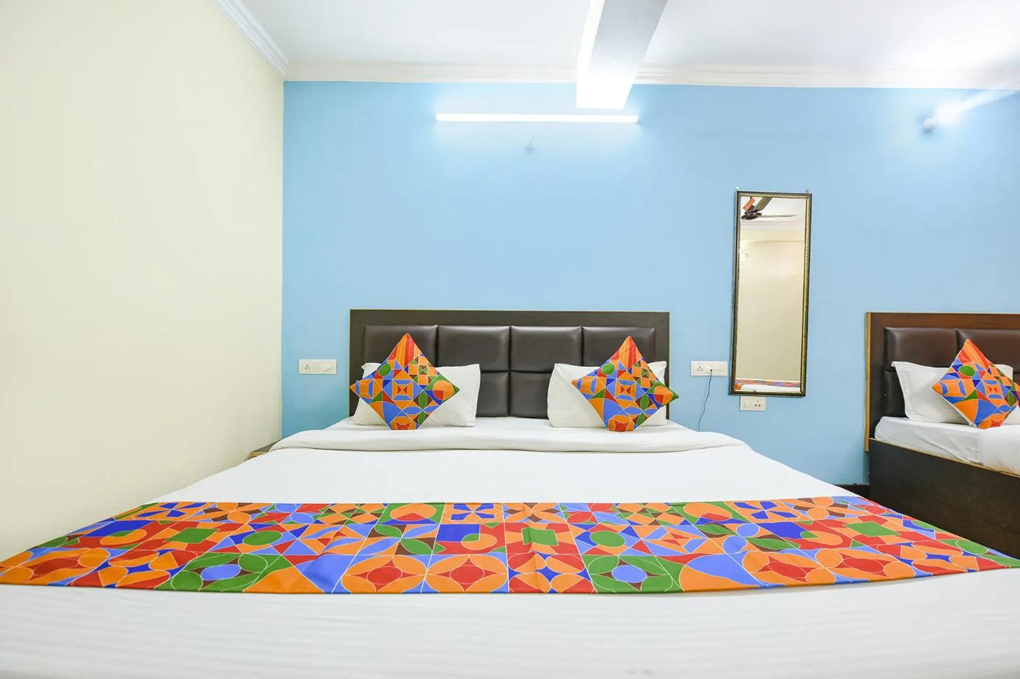 Bed in FabHotel Annapurna