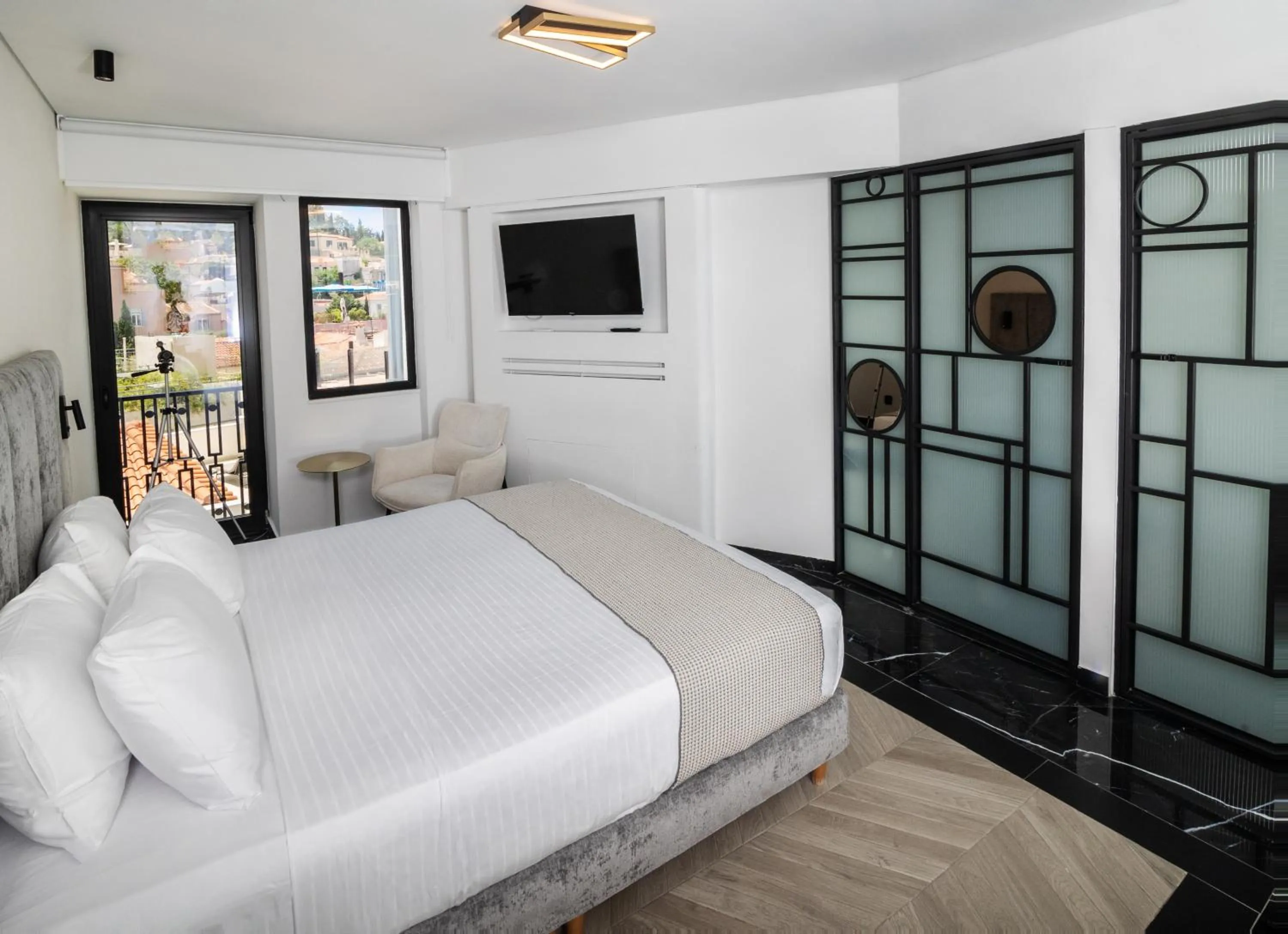 Bedroom, Bed in Esse Athens