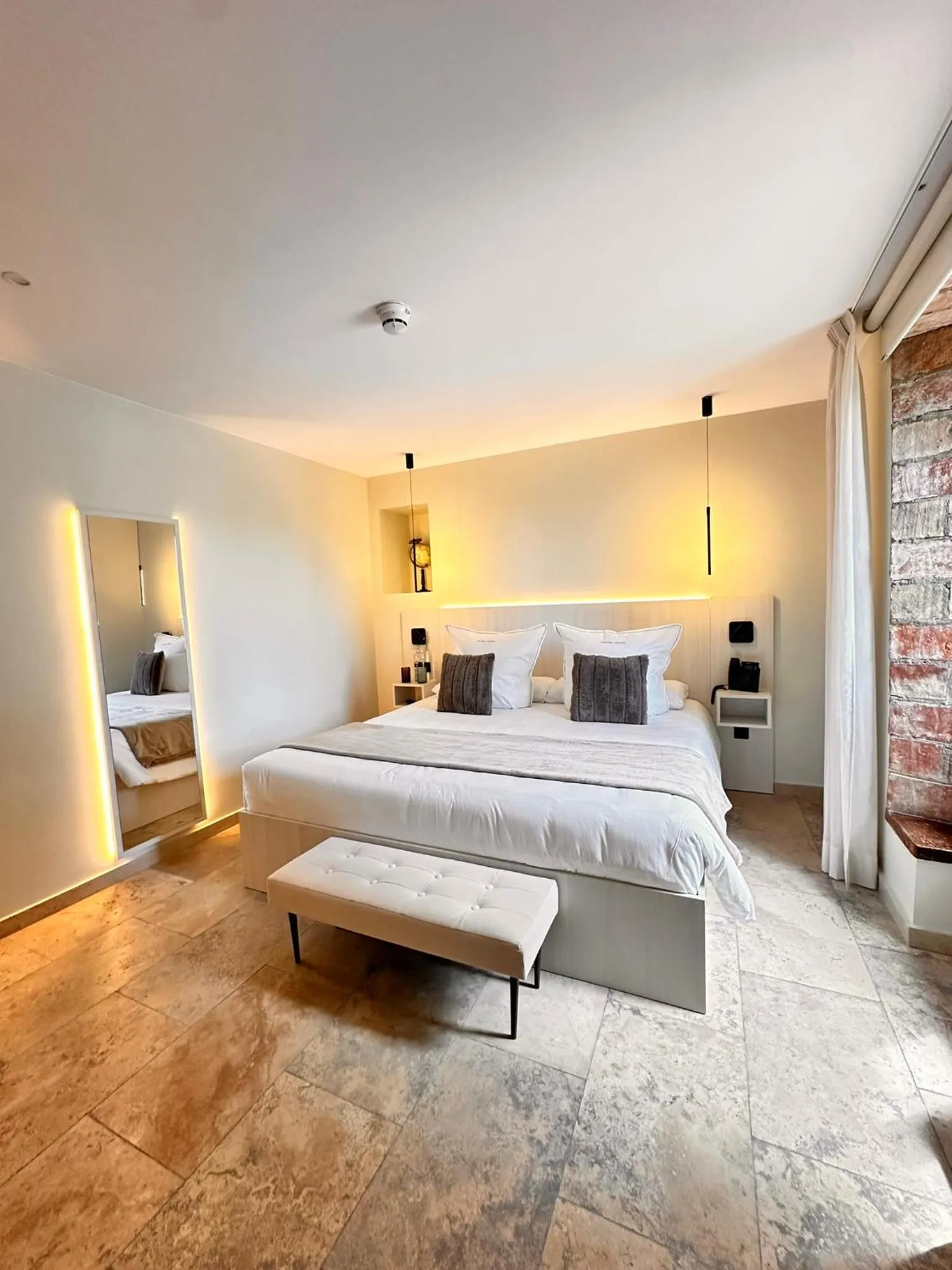 Bed in AlliOli Boutique Hotel Spa