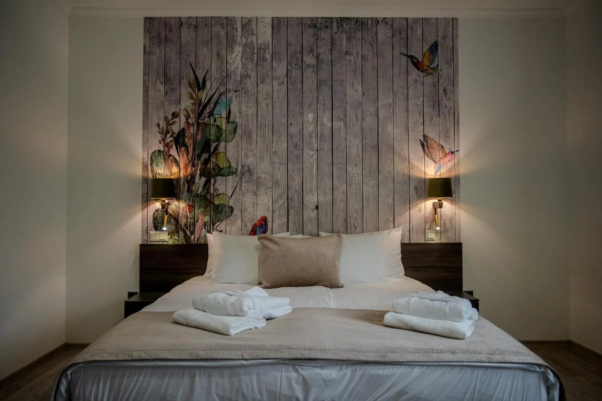 Bed in Hotel Golden Palace