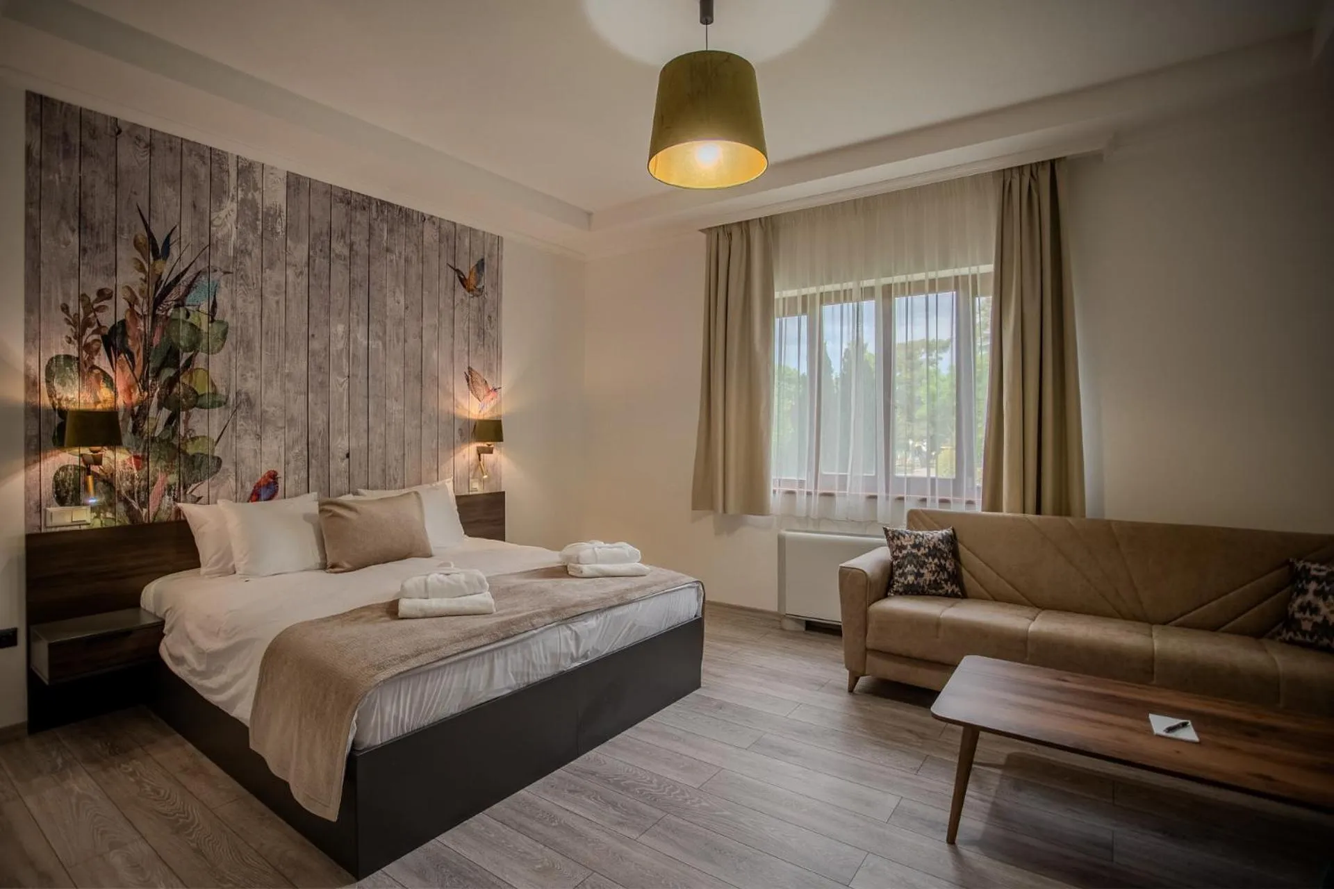 Bed in Hotel Golden Palace