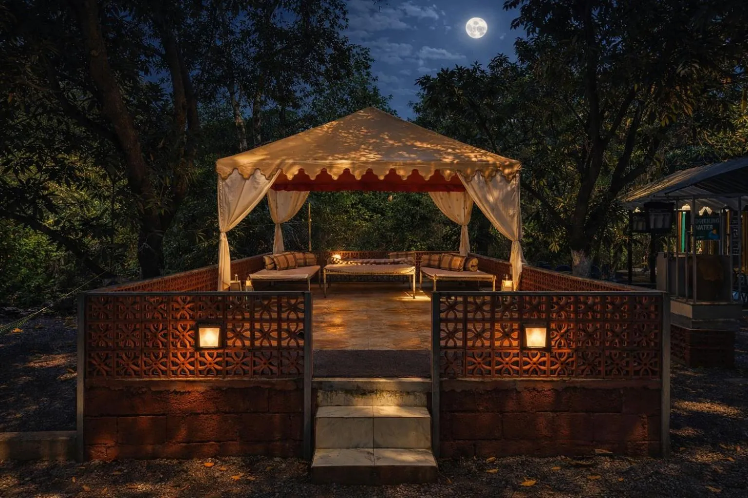 Seating area in Brook Ville